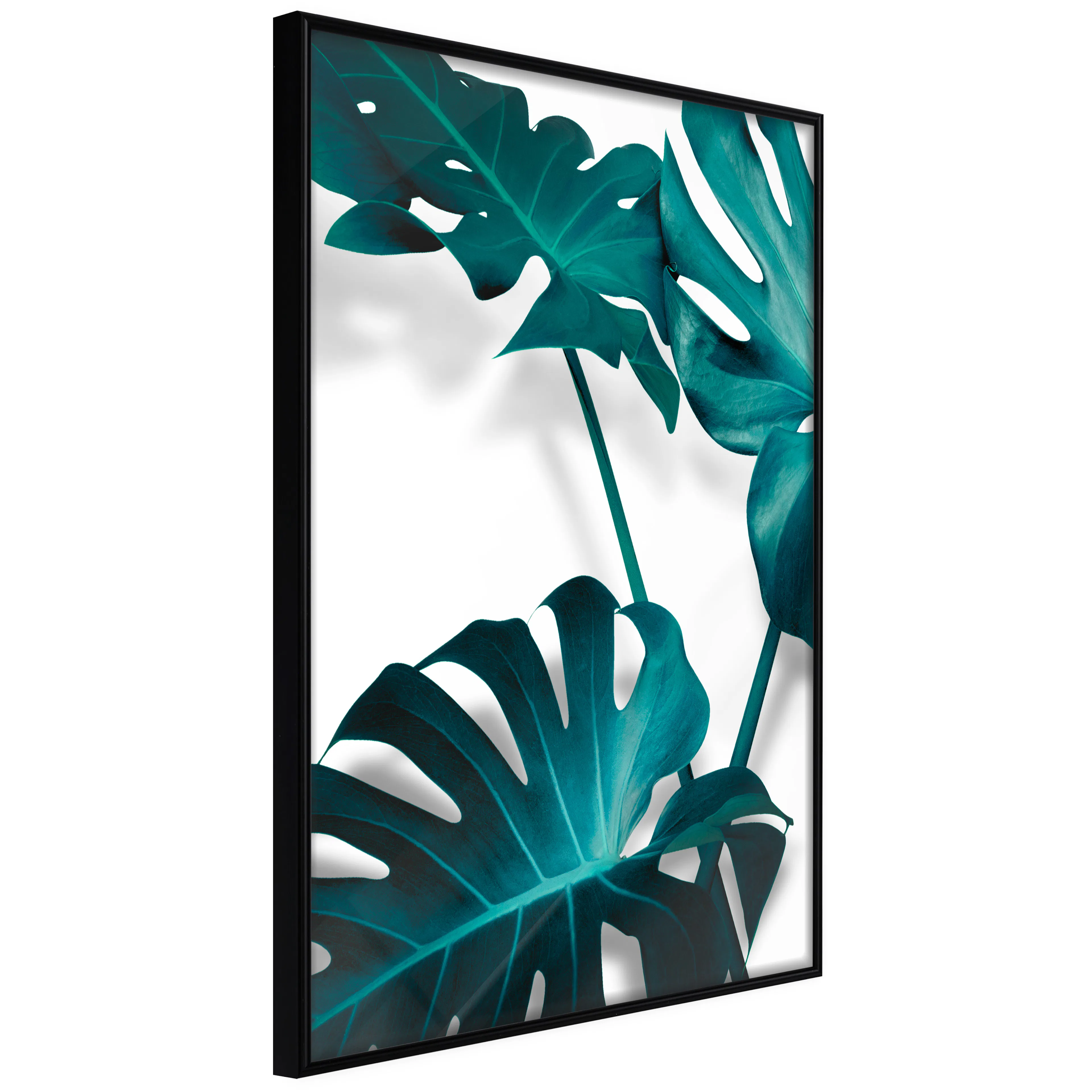 Affisch - Emerald Nature [Poster] 40x60 Svart ram, 40x60 cm