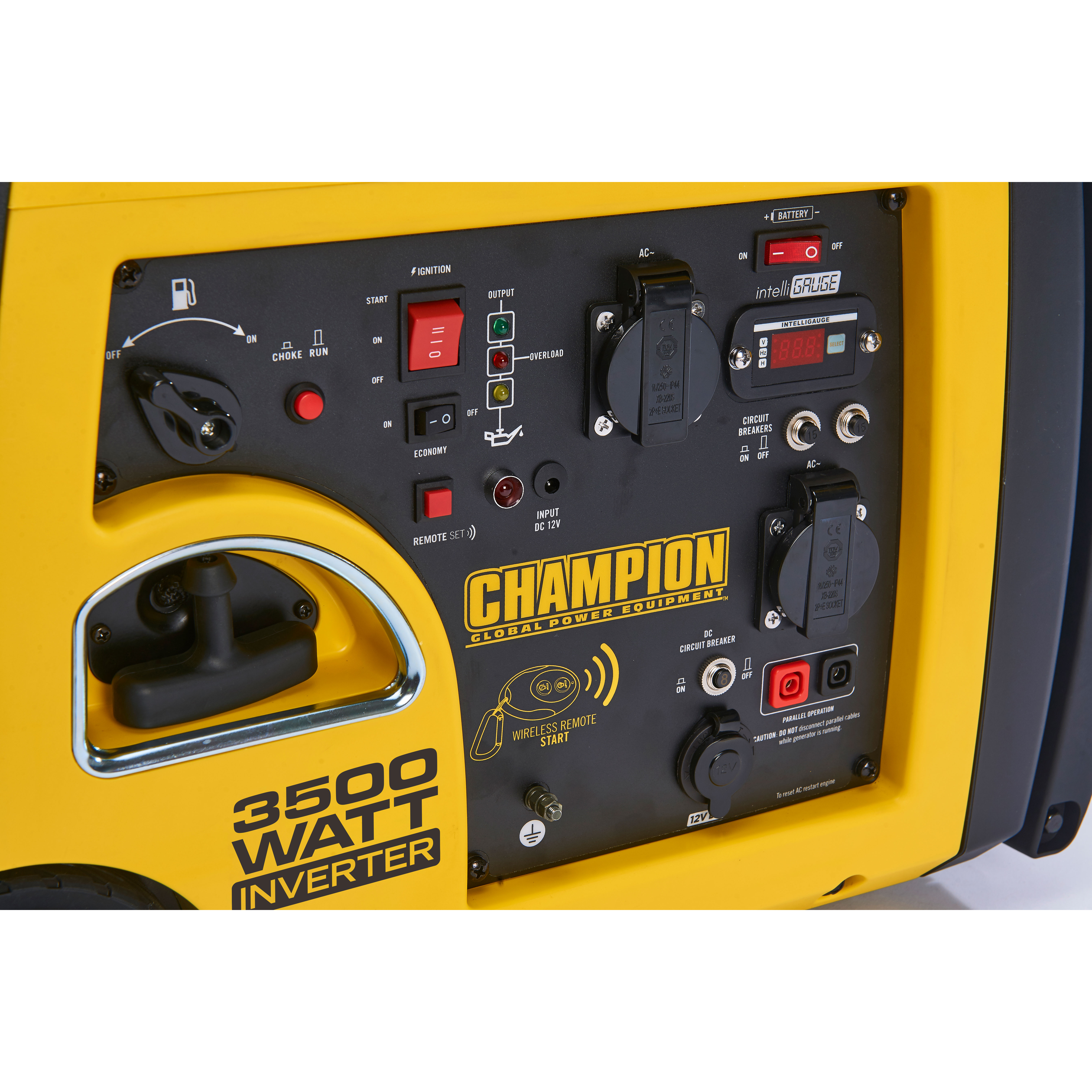 Inverterelverk Champion Generators 73001i 3,5kW Premium med fjärrstart