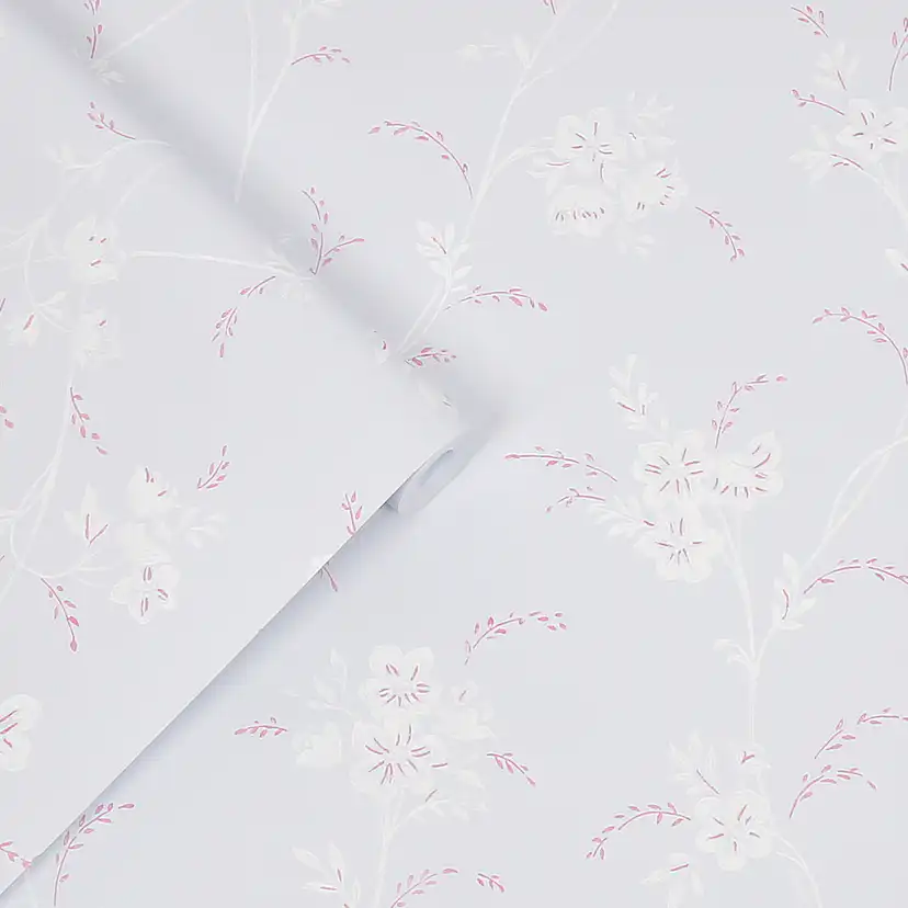 Tapet Laura Ashley Eva Floral Sugared Grå 118493