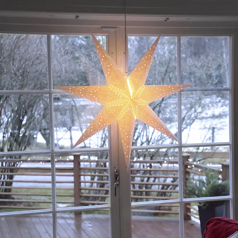 Pappersstjärna Star Trading Sensy 100 cm Adventsstjärna till Fönster
