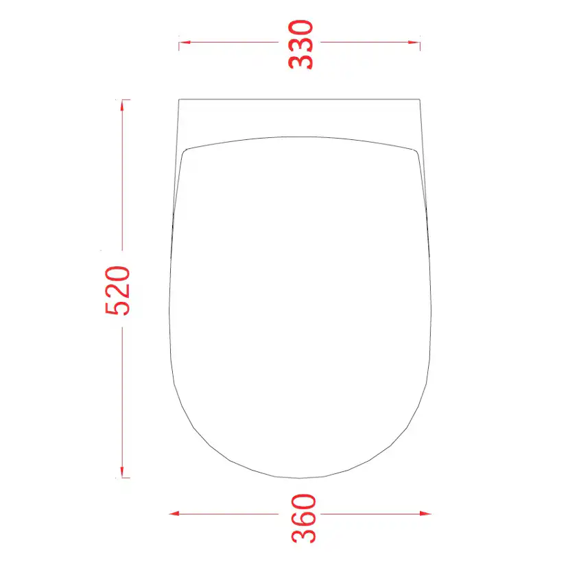 Vägghängd Toalettstol Lavabo File 2.0 Rimless Vit Vit