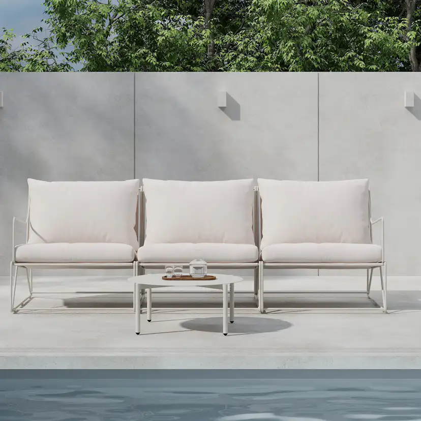 Loungegrupp Comfort Garden Usteryd Utesoffa 3-sits med Usteryd Soffbord