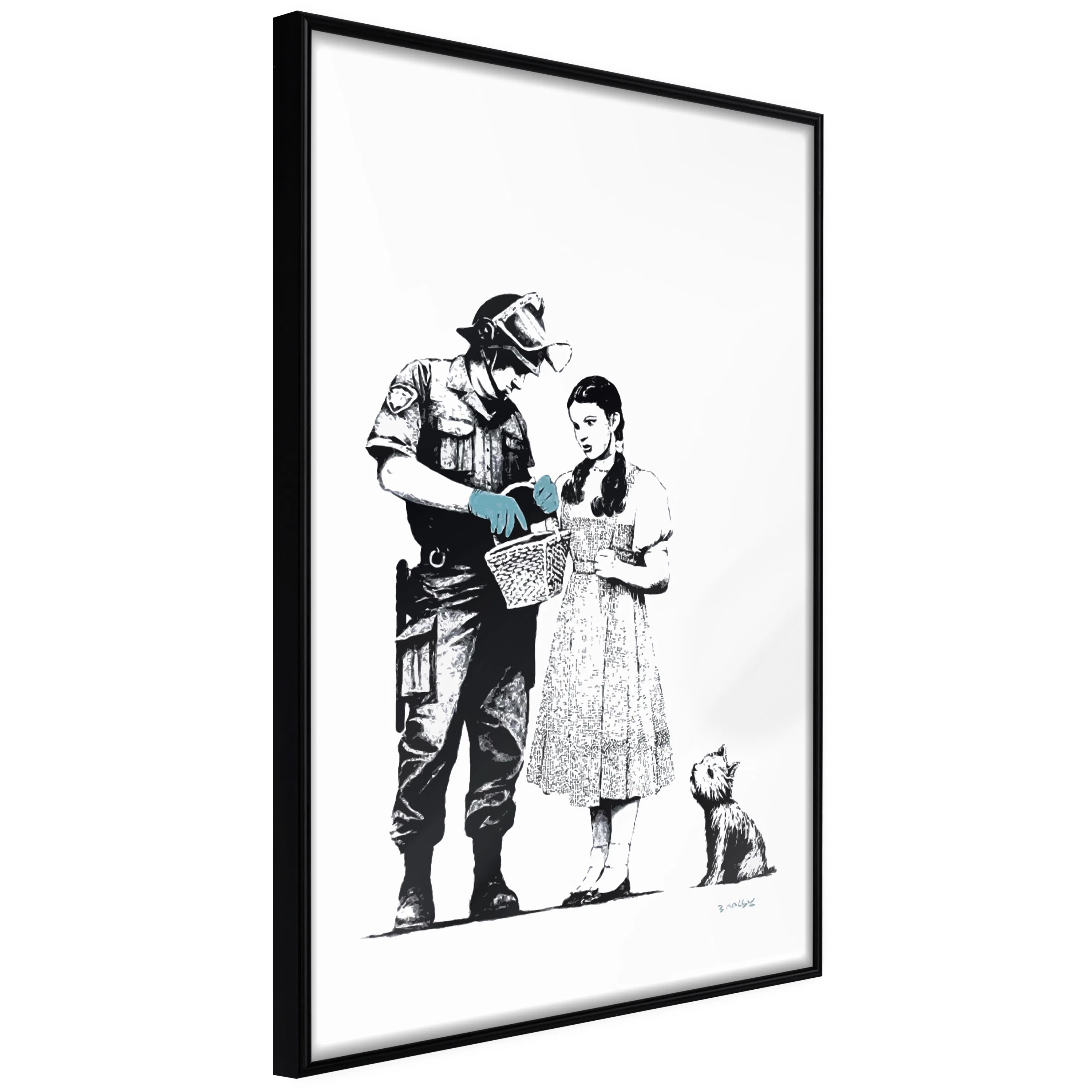 Poster Artgeist Affisch Dorothy and Policeman