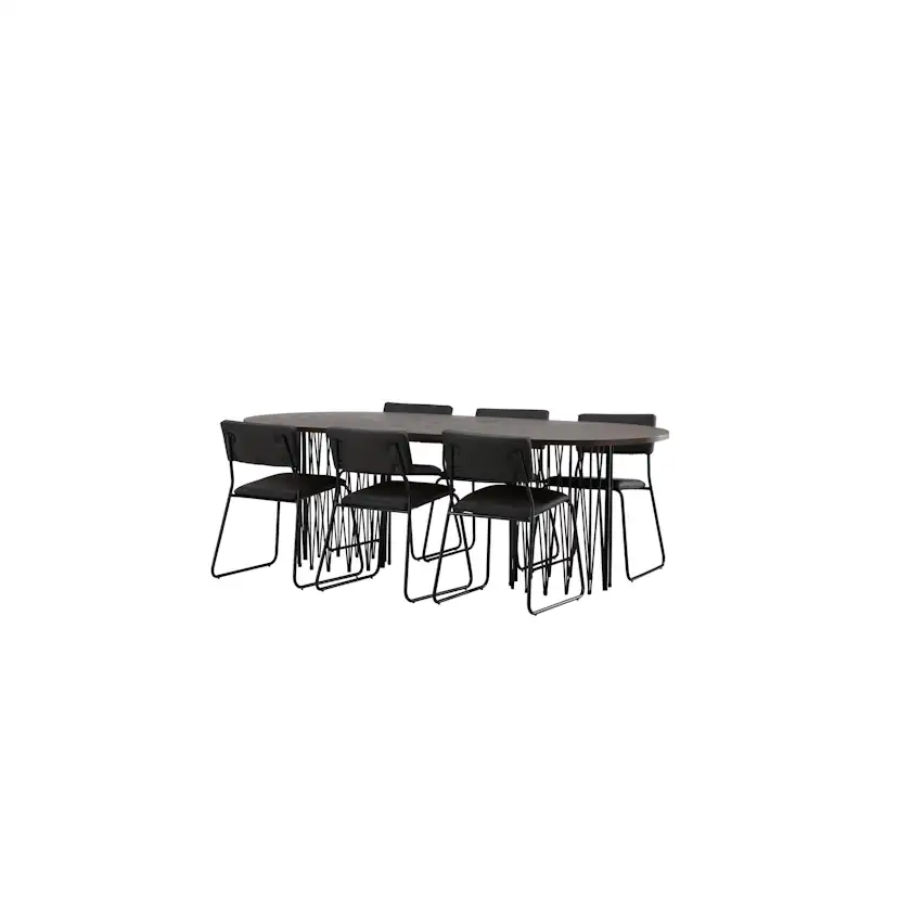 Matgrupp furniture/fashion Stone med 6 Kenth Stolar