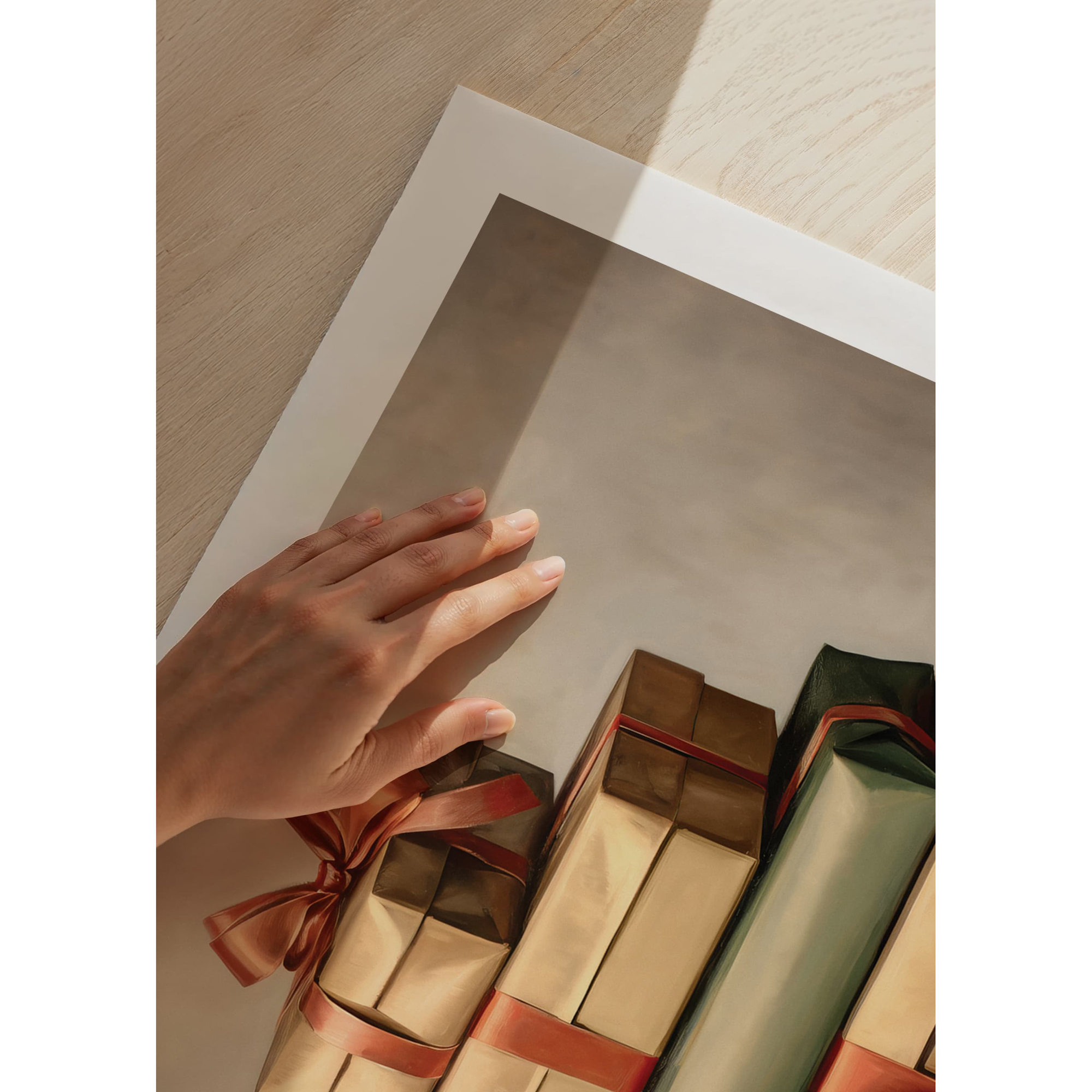 Poster Gallerix Pile Of Christmas Gifts No1