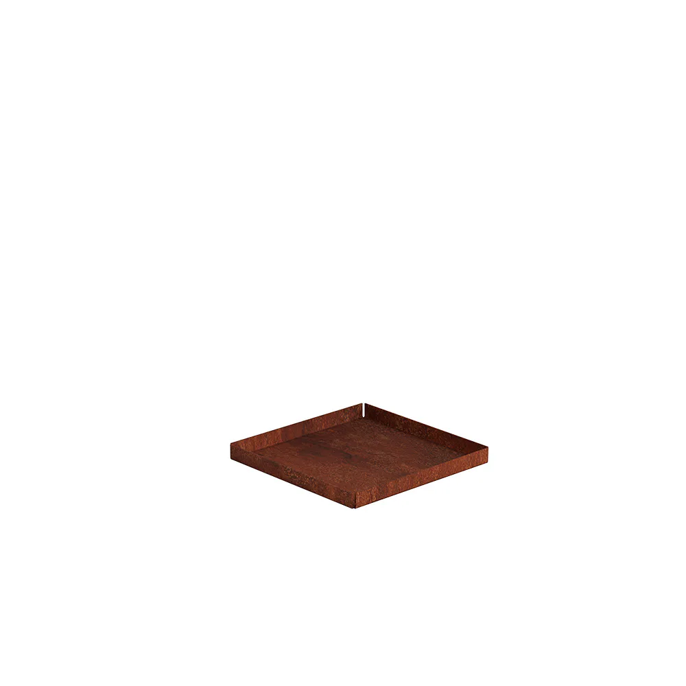 Odla Bottenplatta för Blomkruka 25x25x30cm T=1,5mm, Corten Dimension: 25x25x30 mm