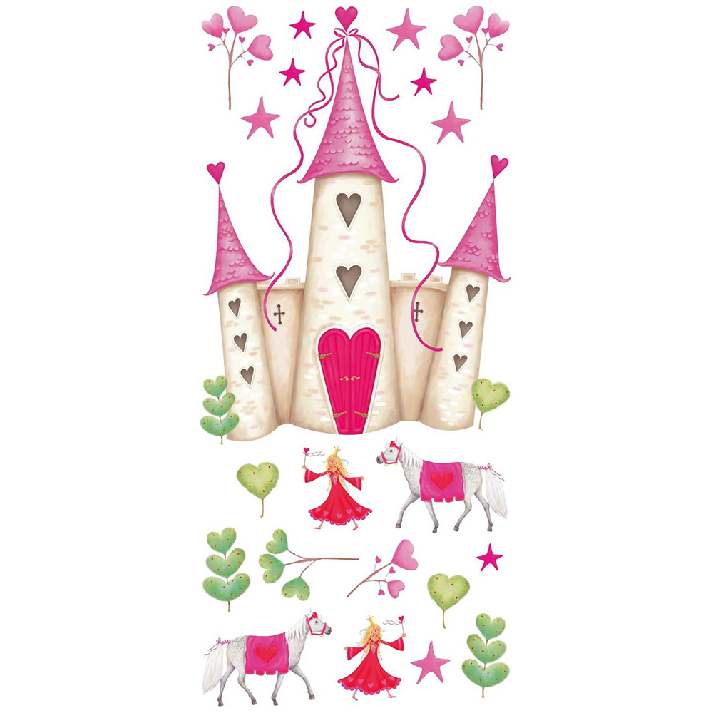 Väggdekor RoomMates Princess Castle