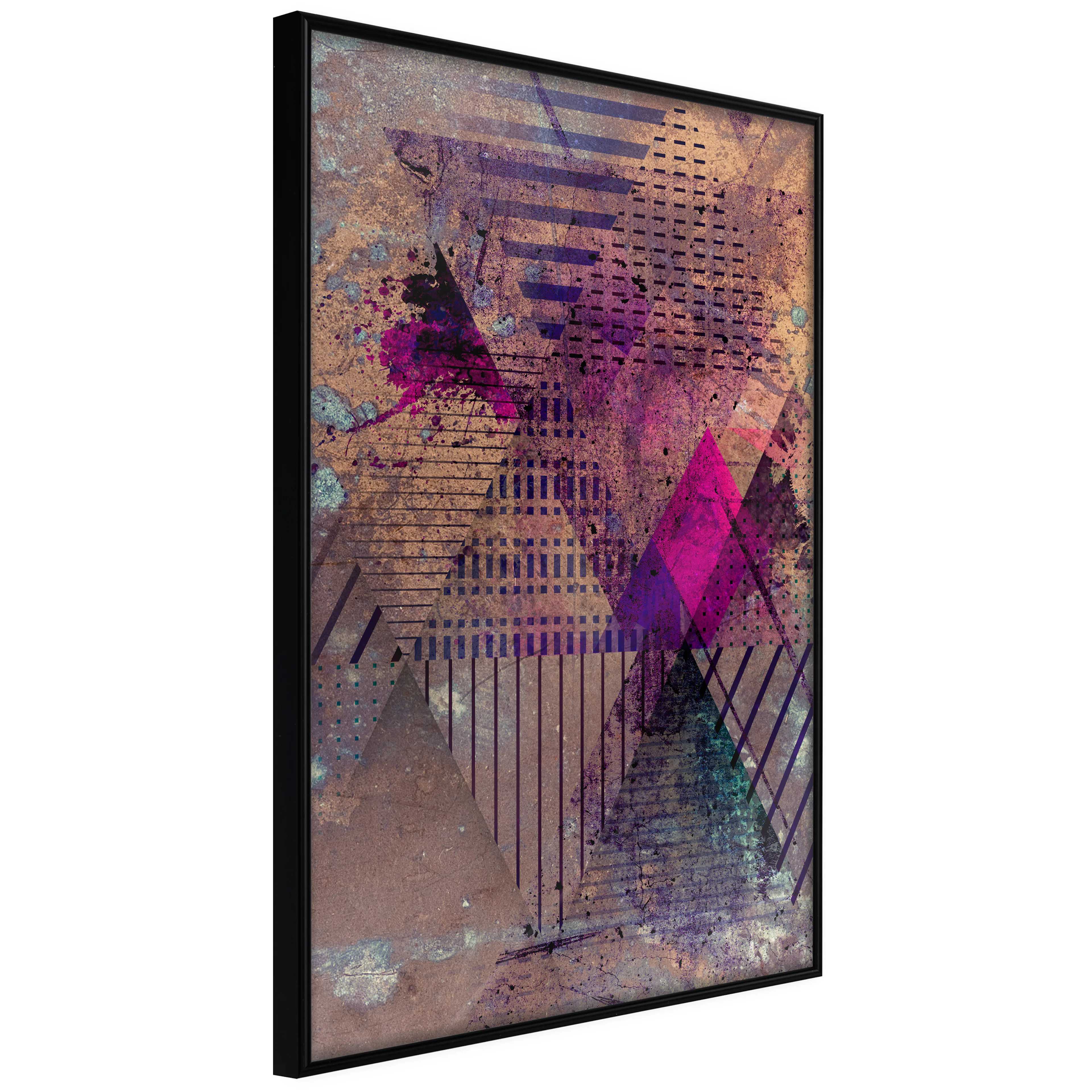 Affisch - Honey Abstraction [Poster] 40x60 Svart ram, 40x60 cm