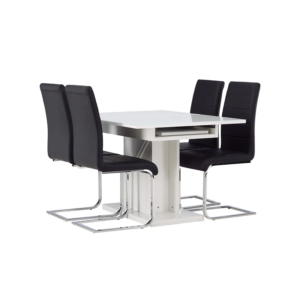 Matgrupp Venture Home Pluto med 4 Tempo Stolar