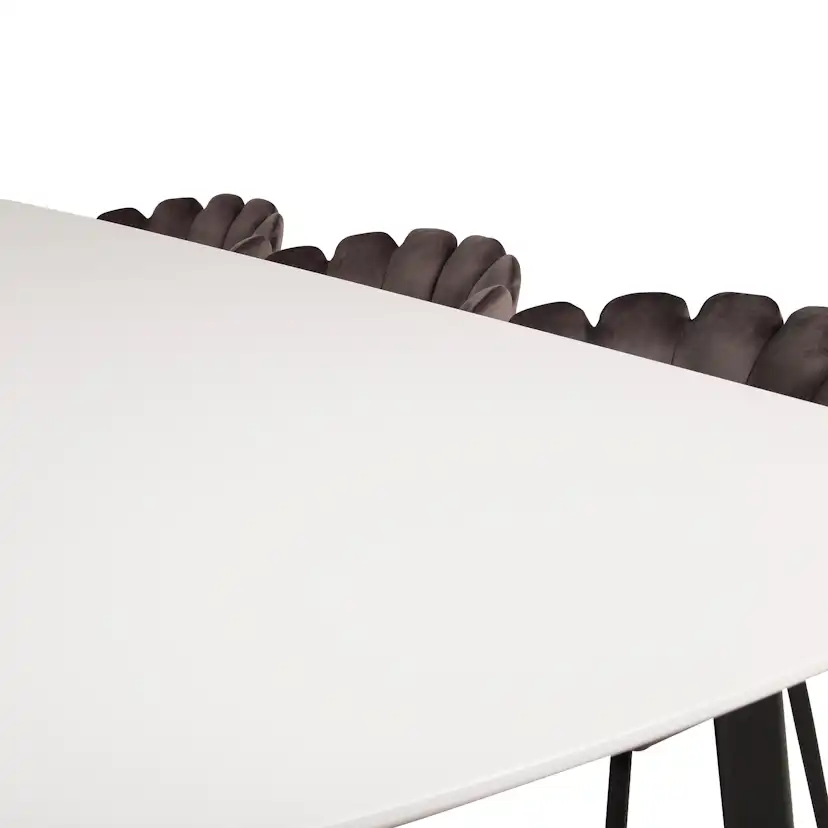 Matgrupp furniture/fashion Poker med 6 Limhamn Stolar