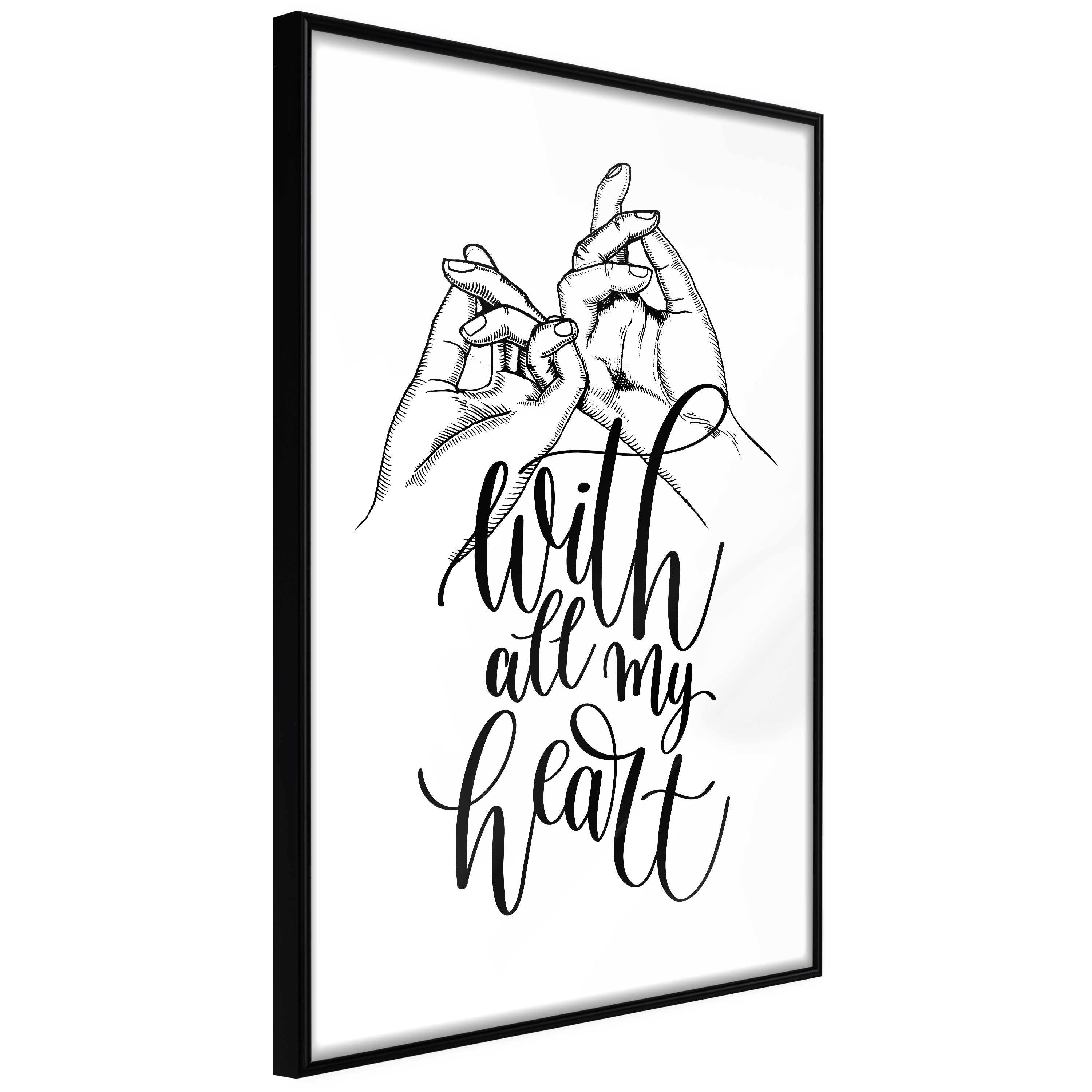 Poster Artgeist Affisch With All My Heart