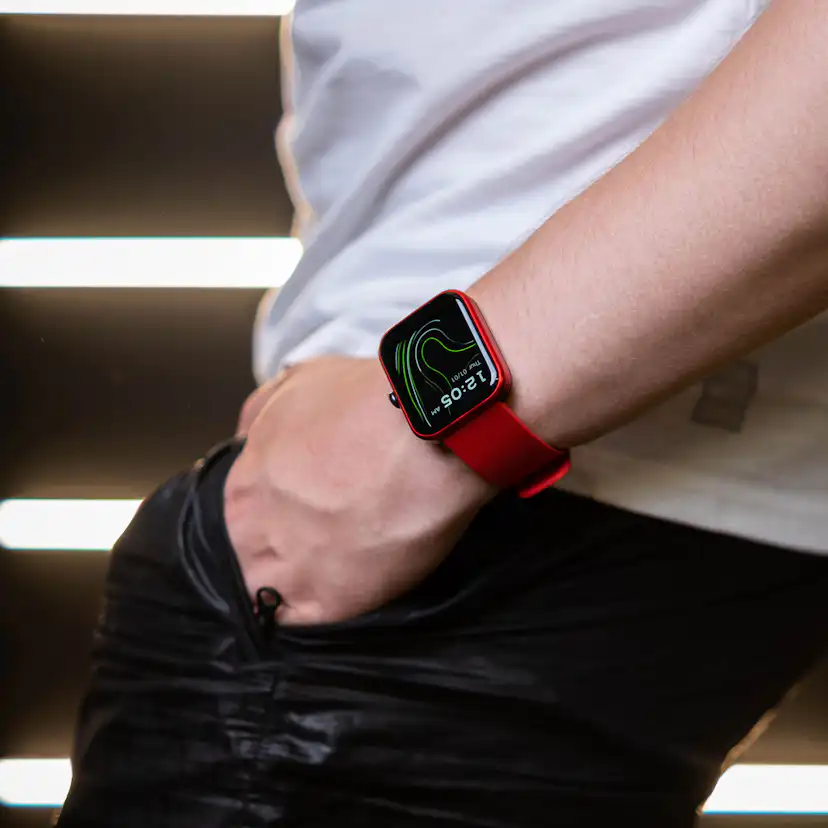 KUURA+ SMART WATCH DO, RED Röd