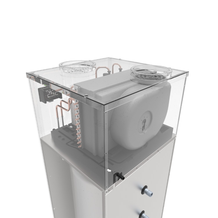 Värmepumpsberedare Indol EcoHeat PRO EH260FV3 Wifi-Ansluten 260L