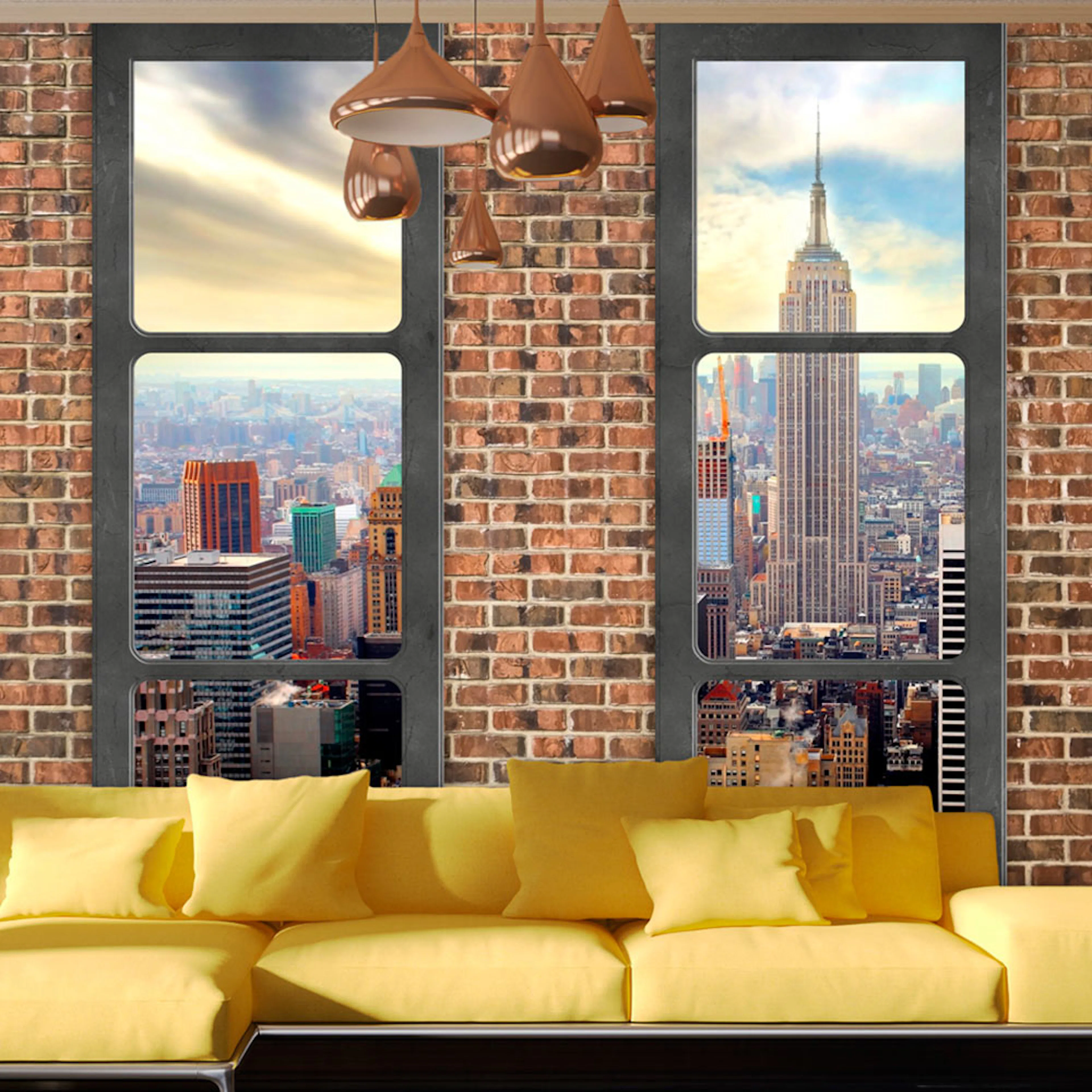 Fototapet Arkiio Självhäftande The View From The Window New York