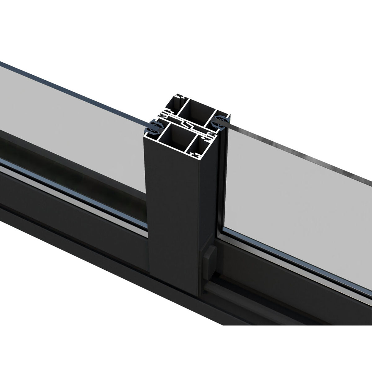Ines 13,7 m2 Slide NO Obehandlad med Slide 1-lagers glas