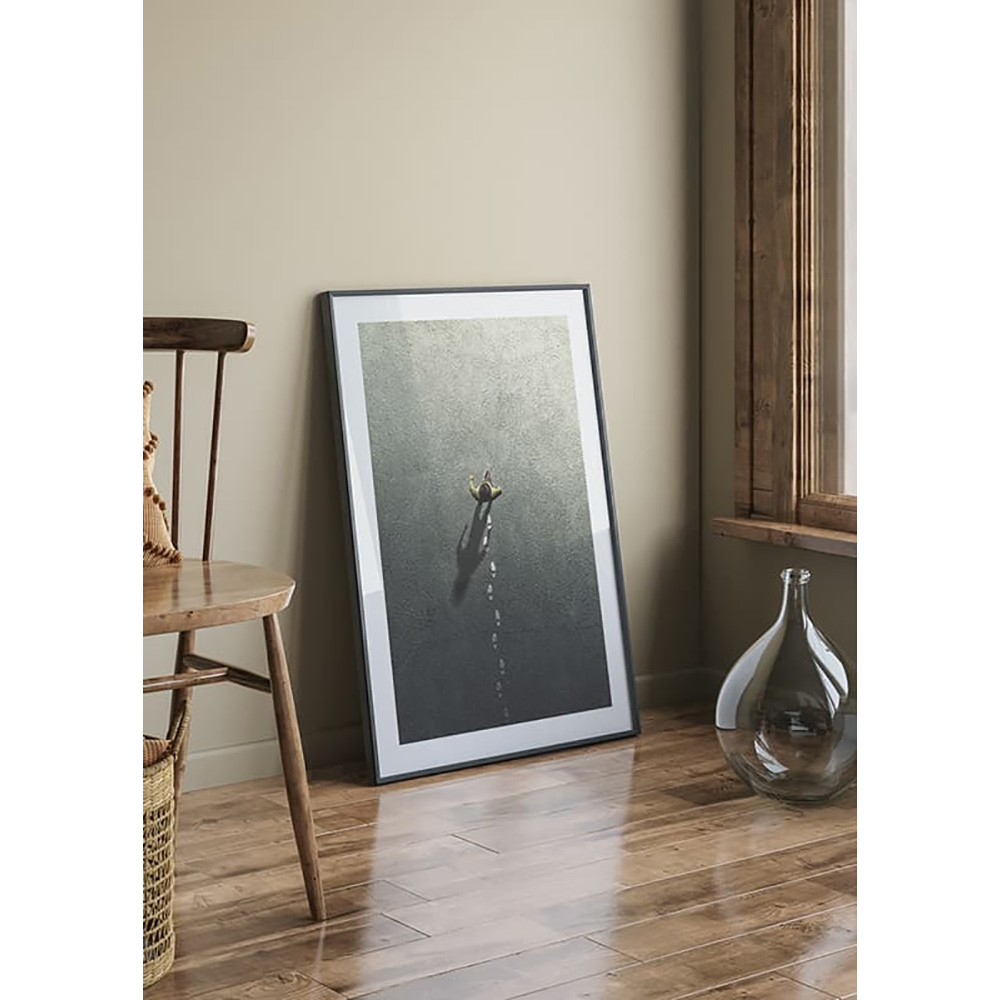 Poster Gallerix Walking Leaving Footsteps