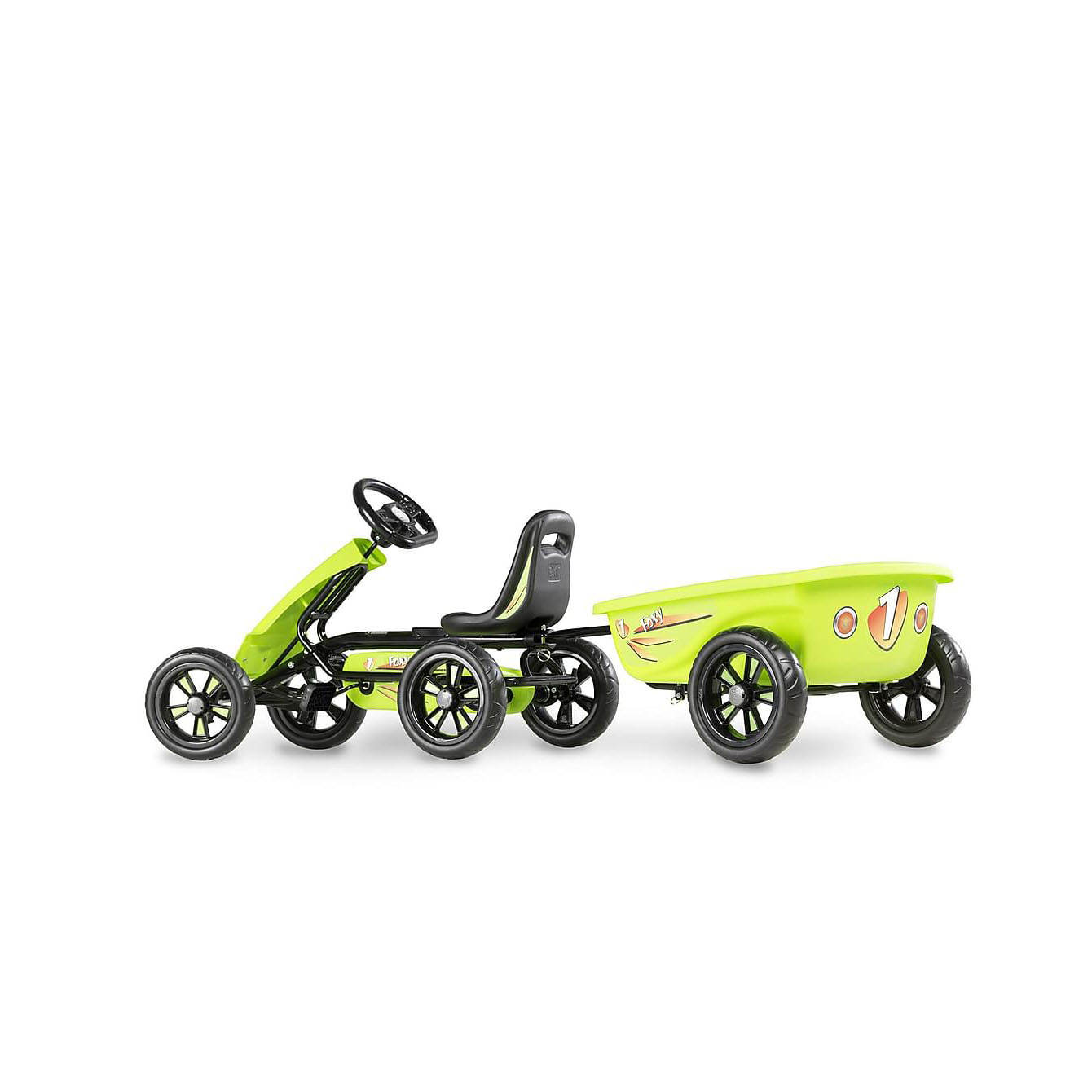 Trampbil Exit Toys Foxy inkl släpvagn