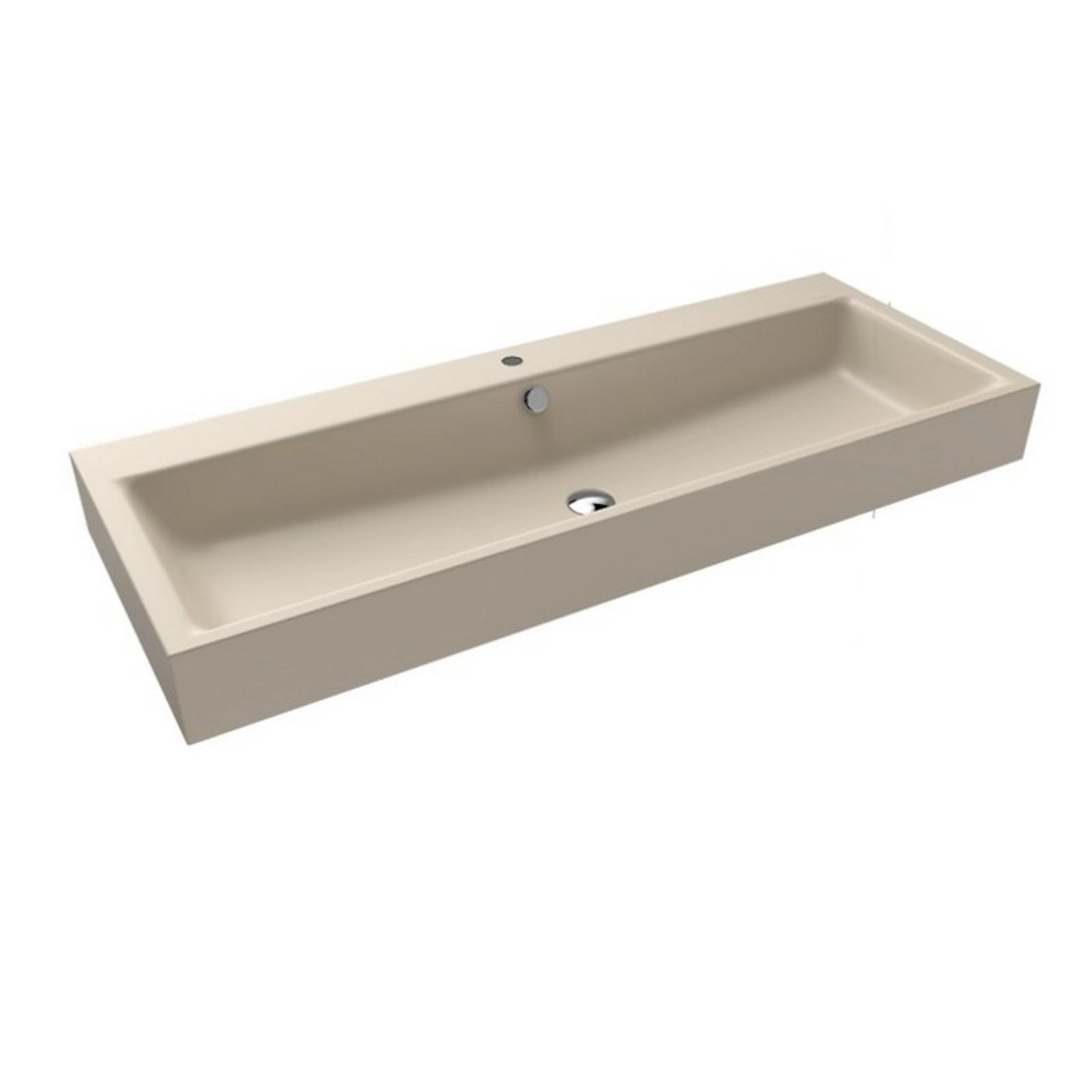 Tvättställ Vägghängd Puro Warm Beige 20 Warm Beige 20, Bredd: 1200 mm, Blandarhål: Ja