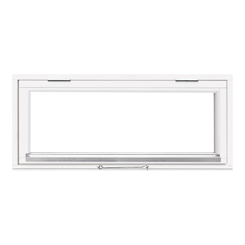 Fönster Landskap 90x40 cm Öppningsbart Vitmålat
