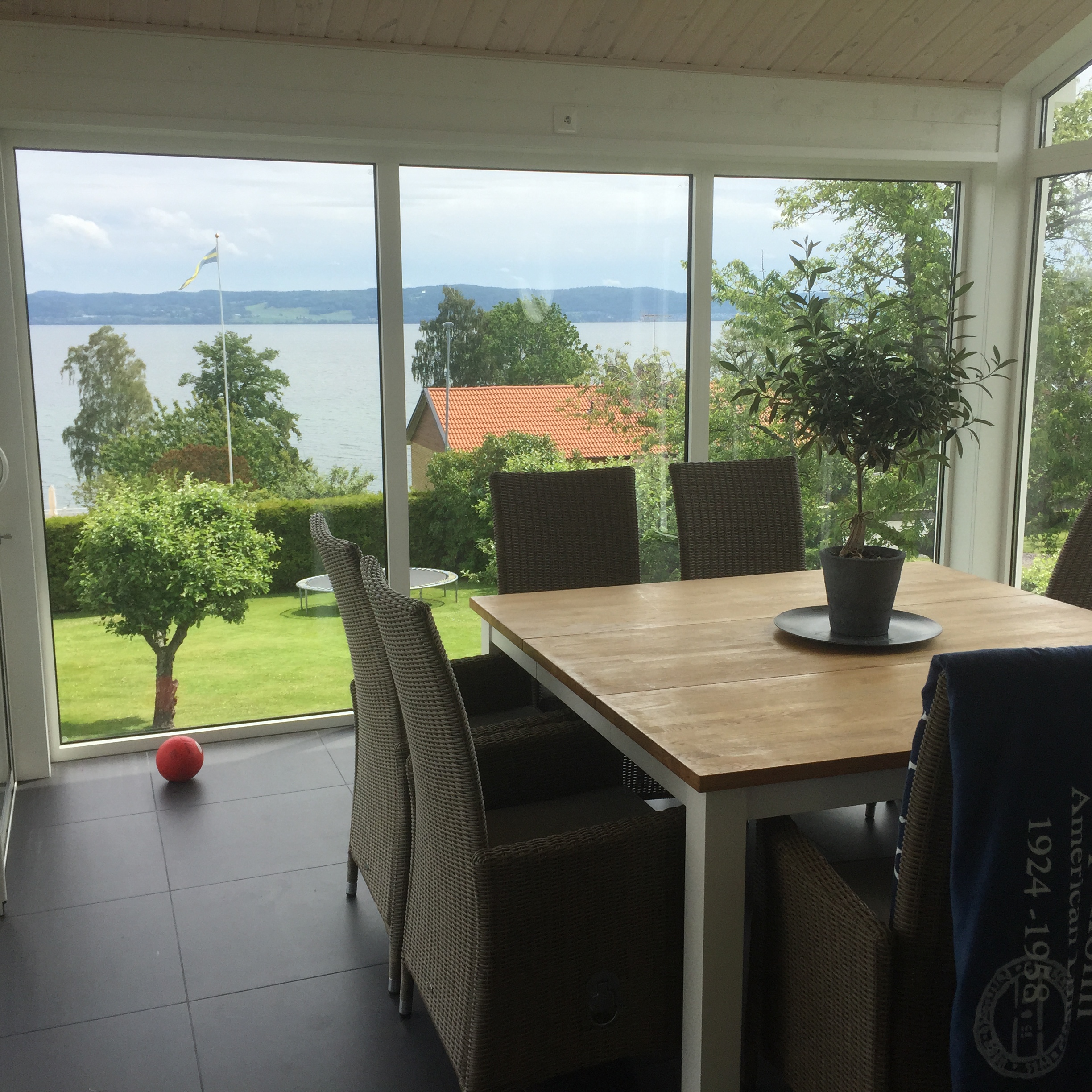 Fast Väggparti Landskap Robust Vår och höst 3-del