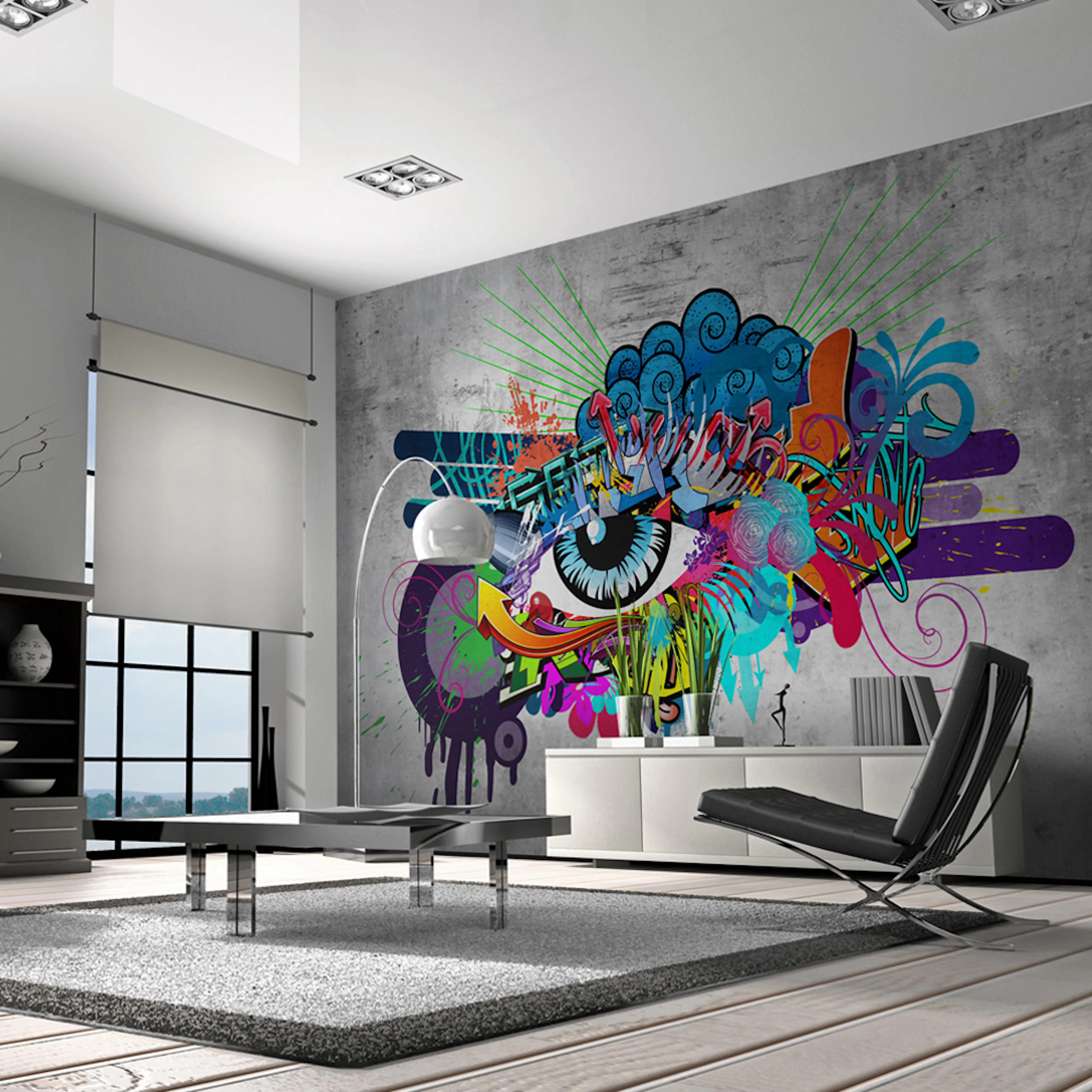 Fototapet Arkiio Graffiti Eye