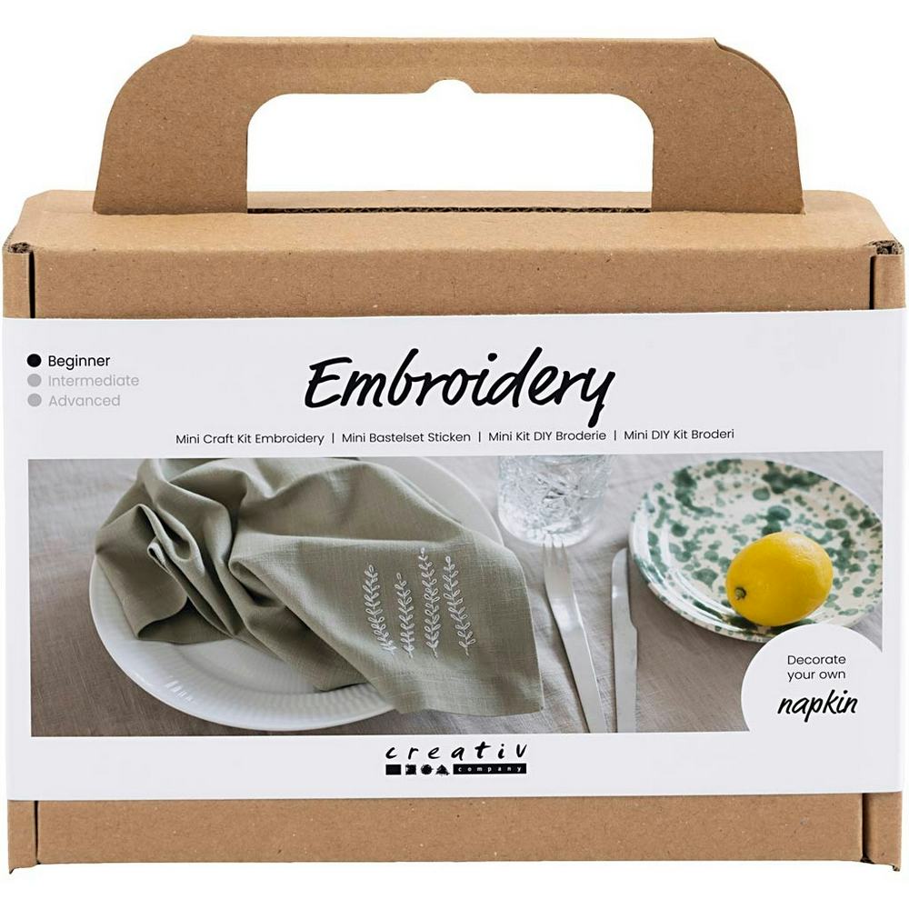 DIY-kit Creativ Company Broderi Servett