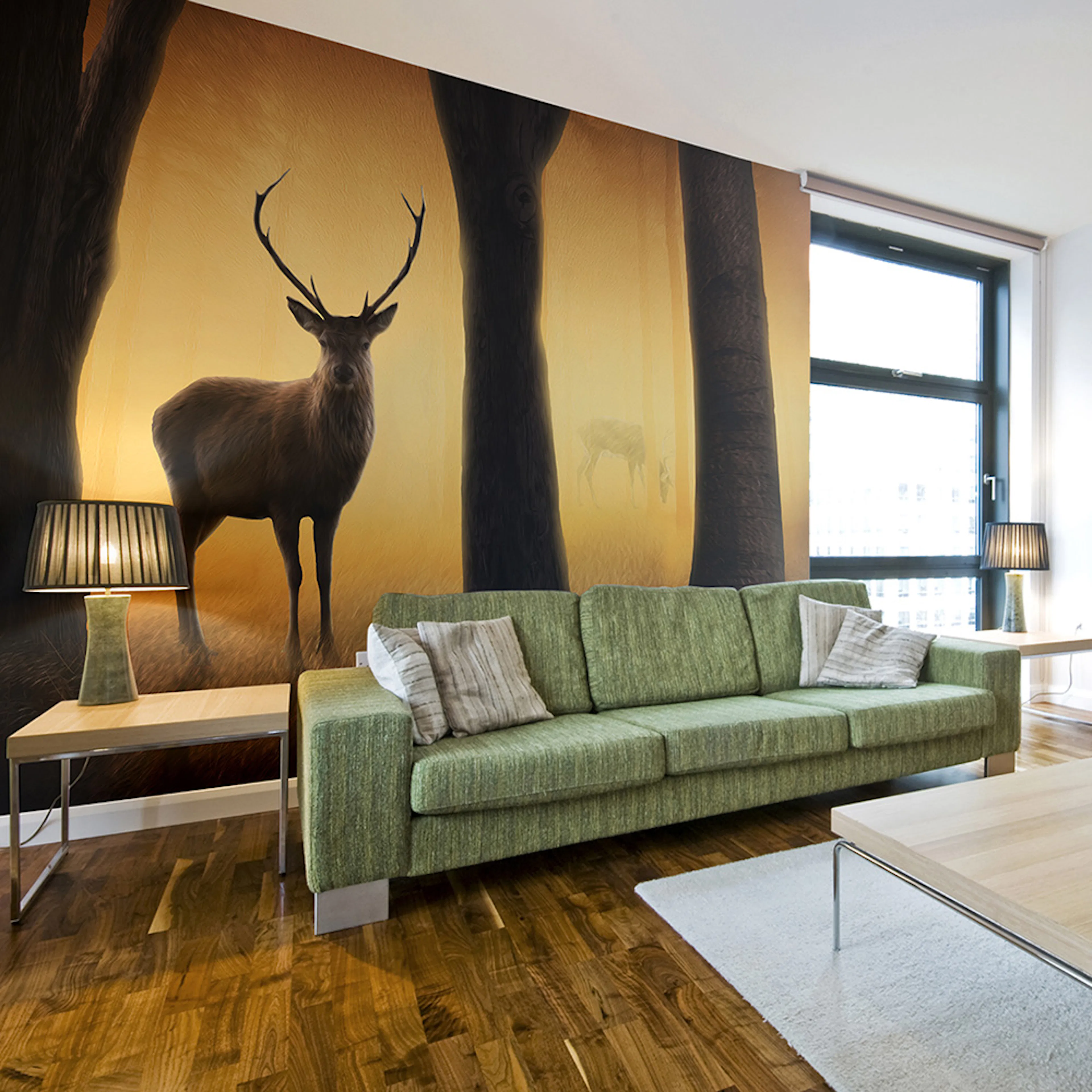 Fototapet Arkiio Deer In His Natural Habitat