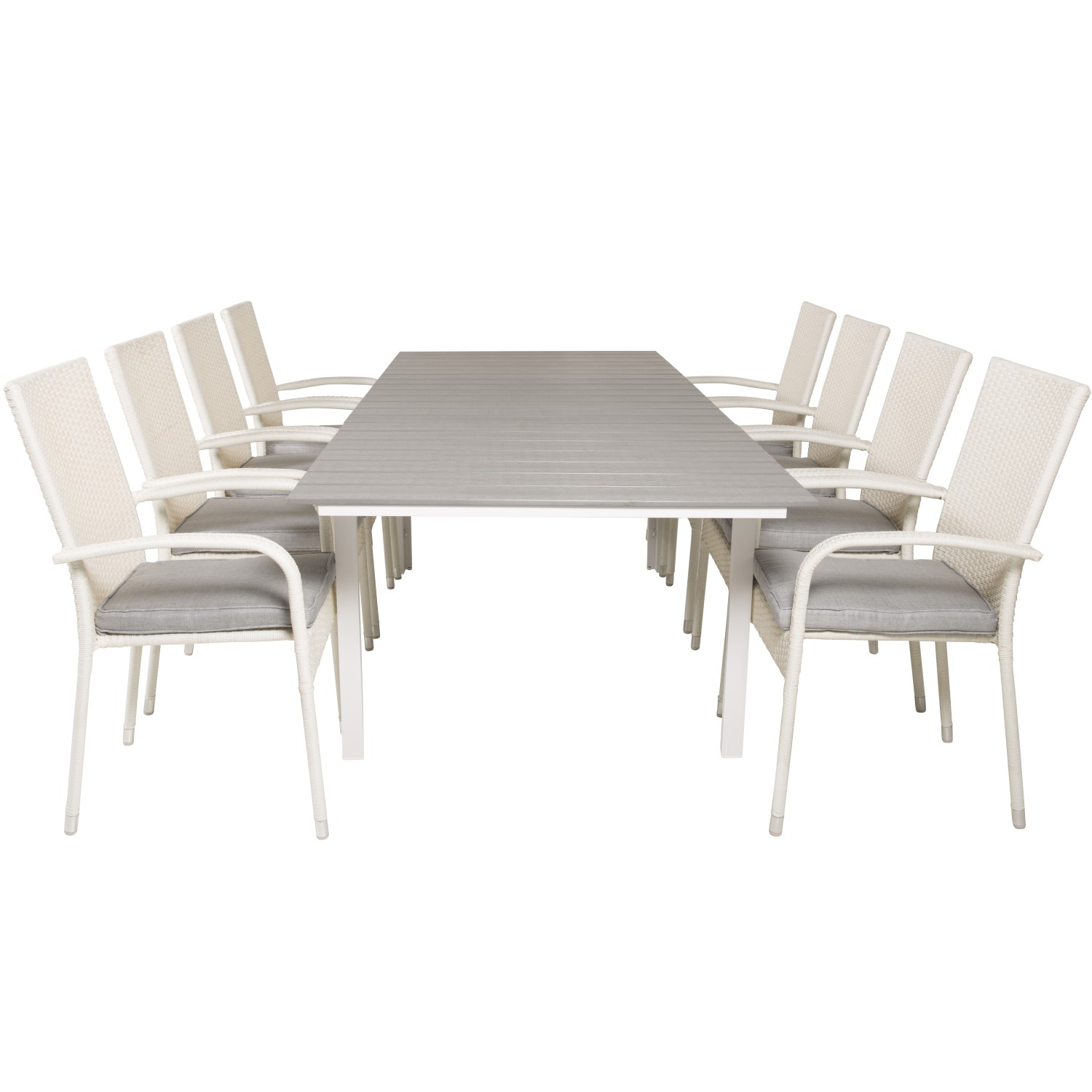 Matgrupp Venture Home Lova 160/240 med 8 Asta Stolar