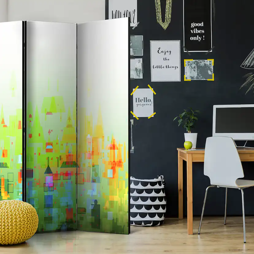 Rumsavdelare Arkiio Abstract City 135x172 cm