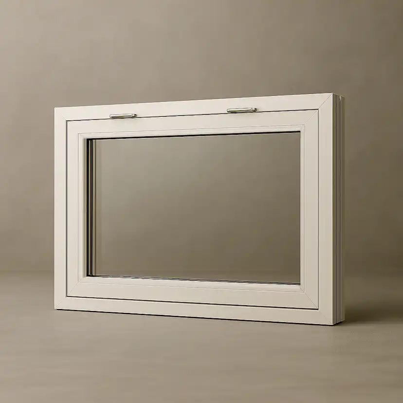 Överkantshängt Sveafönster Solid Aluminium 3-glas