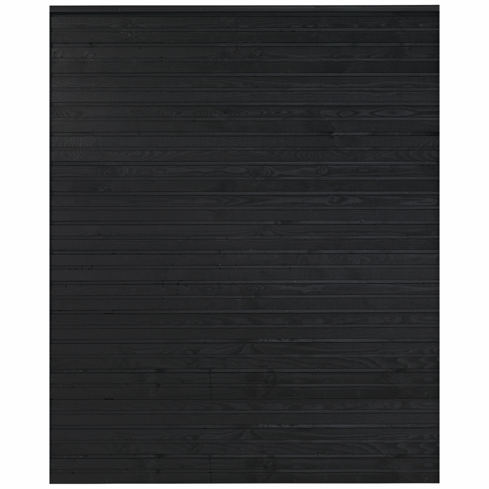 PLUS Plank Profilstaket Svart