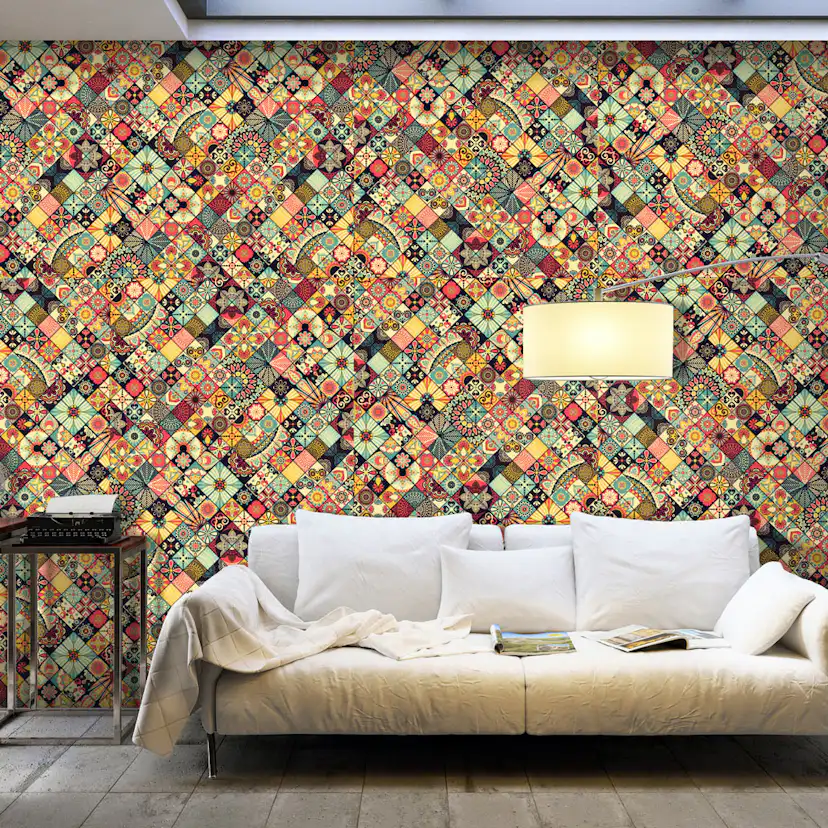 Fototapet XXL Arkiio Rainbow Mosaic 500x280 cm