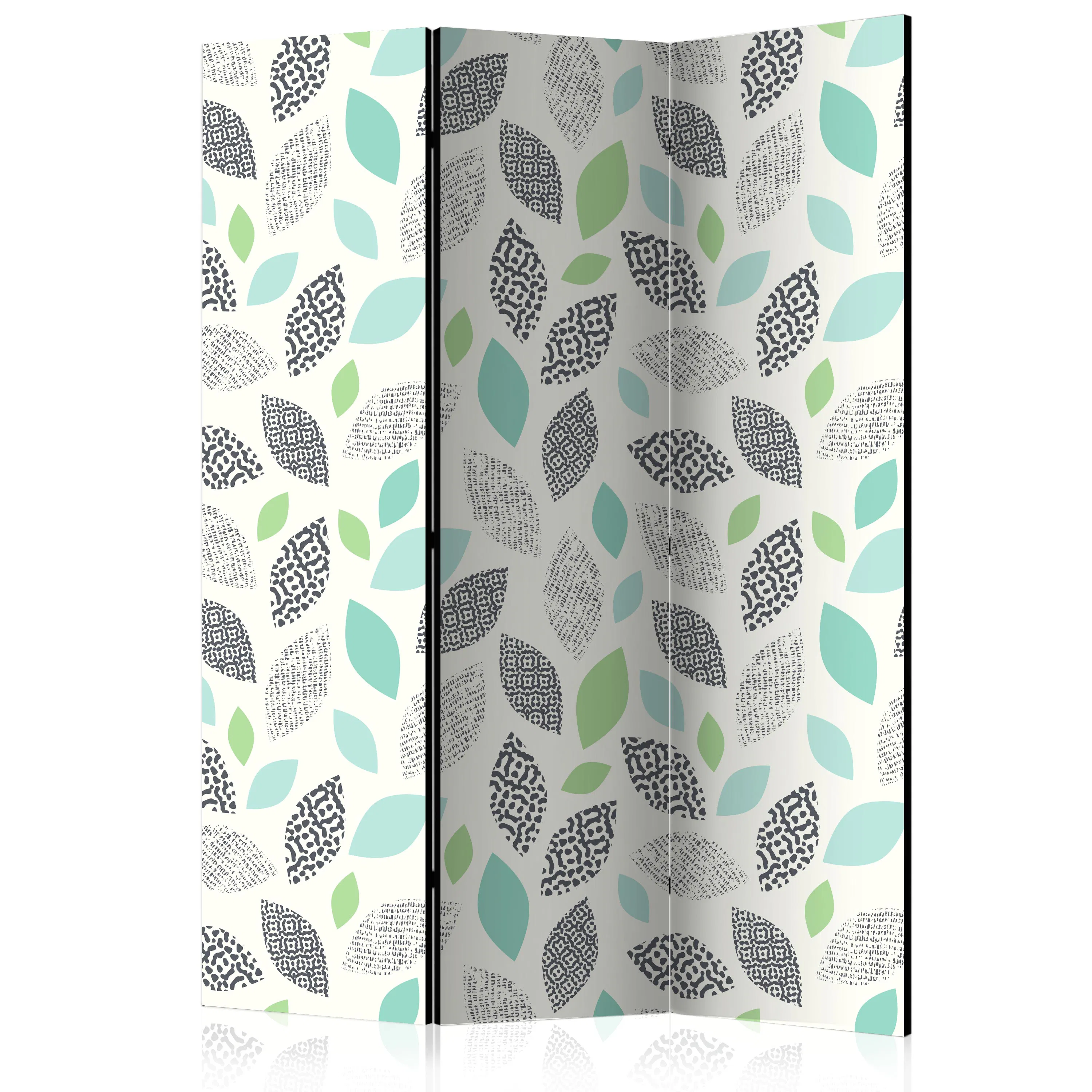 Rumsavdelare Arkiio Patterned Leaves 135x172 cm