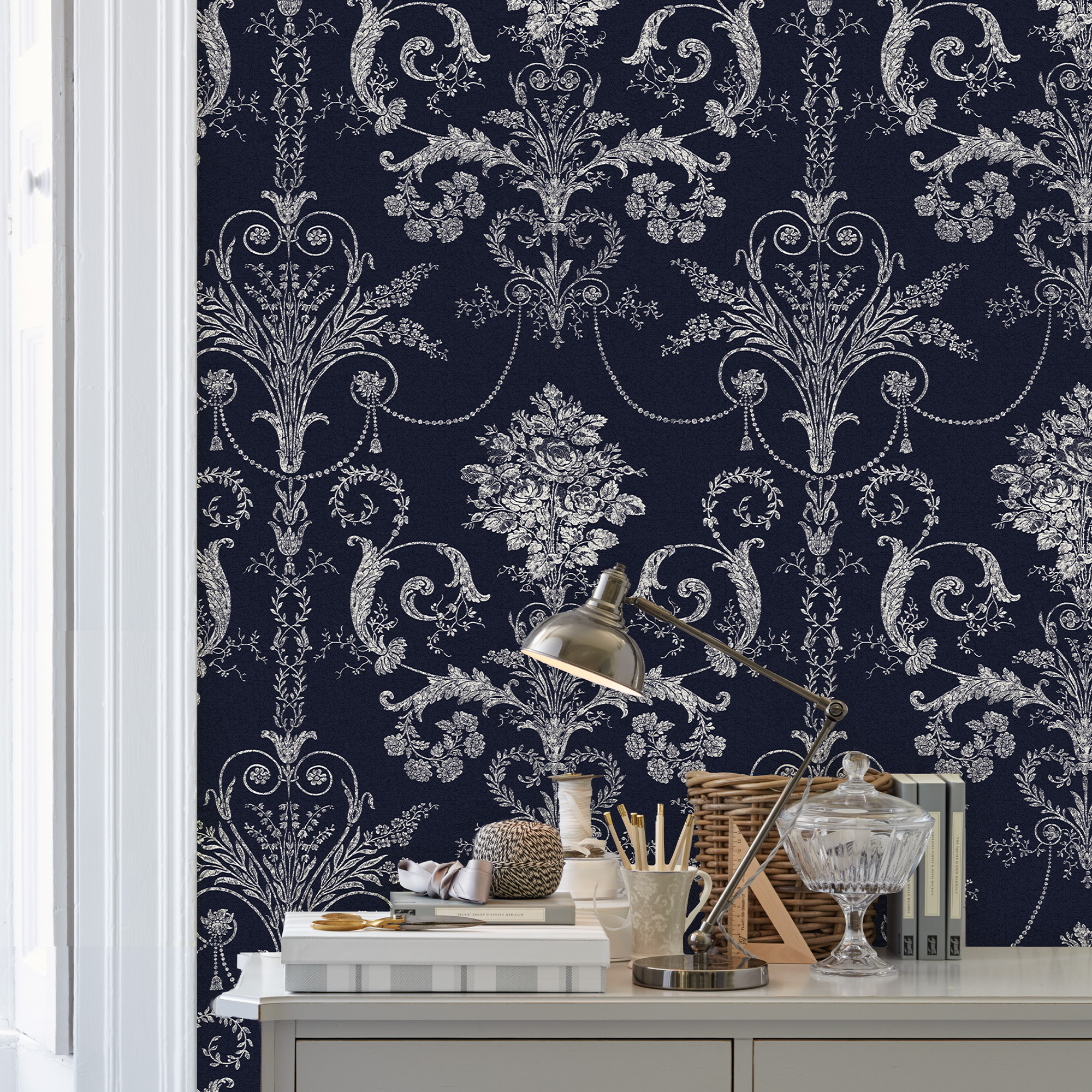 Tapet Laura Ashley Josette MidNacht