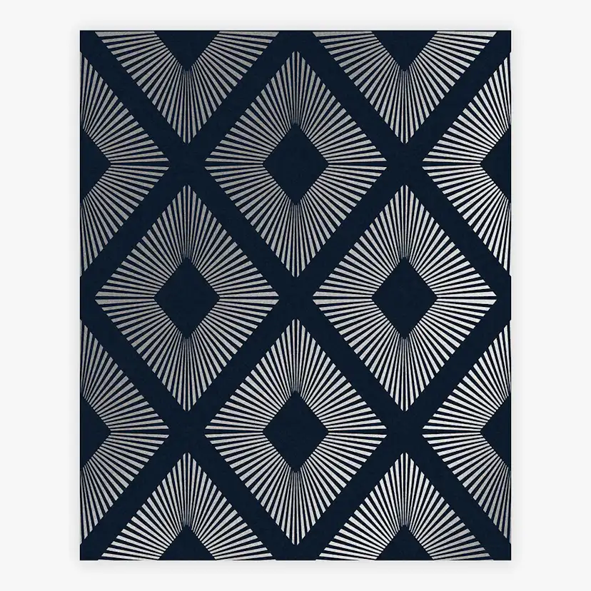 Tapet NEXT Deco Triangle Navy