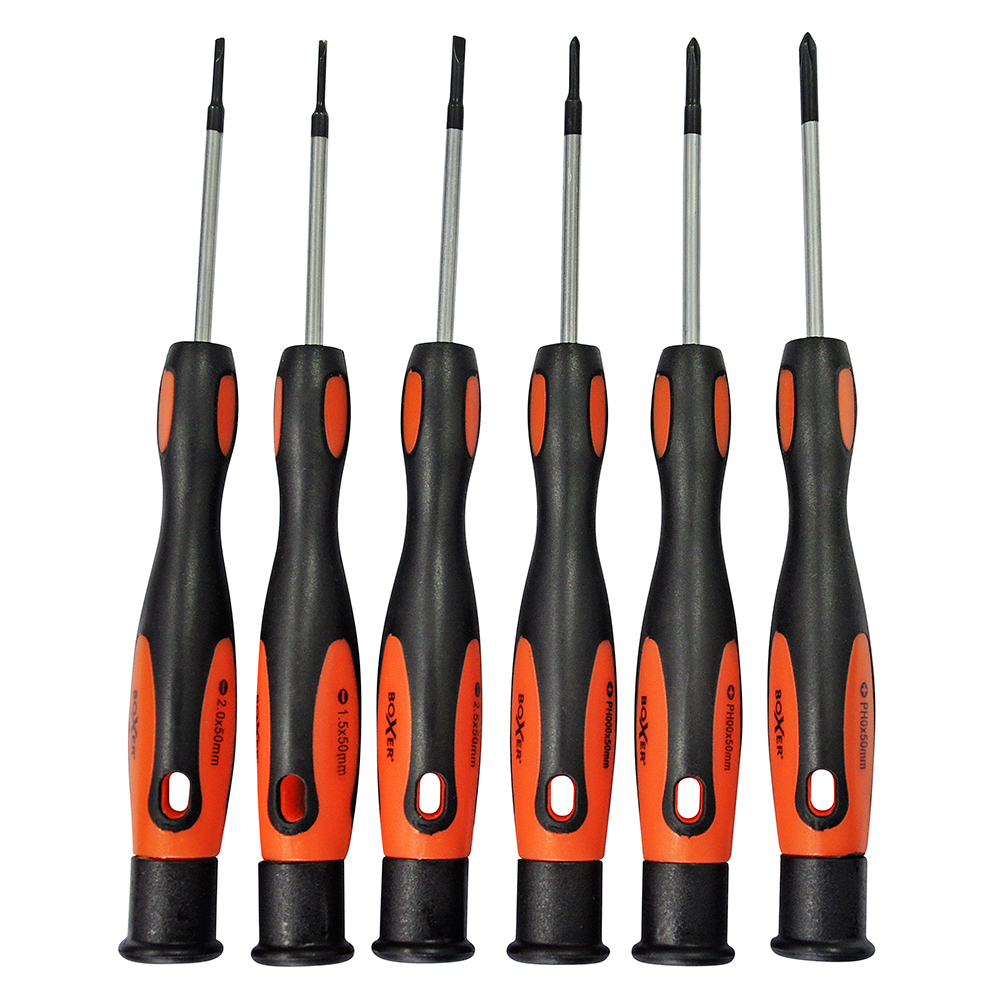 Set Boxer Med Precisionsskruvdragare 6-delar