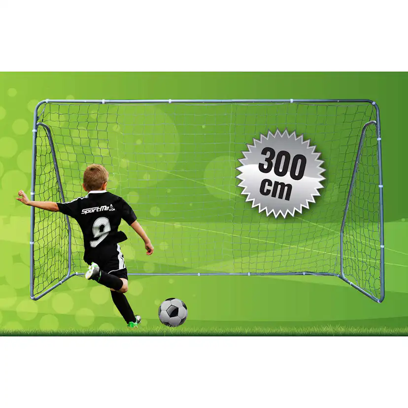 Fotbollsmål, 300 cm Bredd: 300 cm