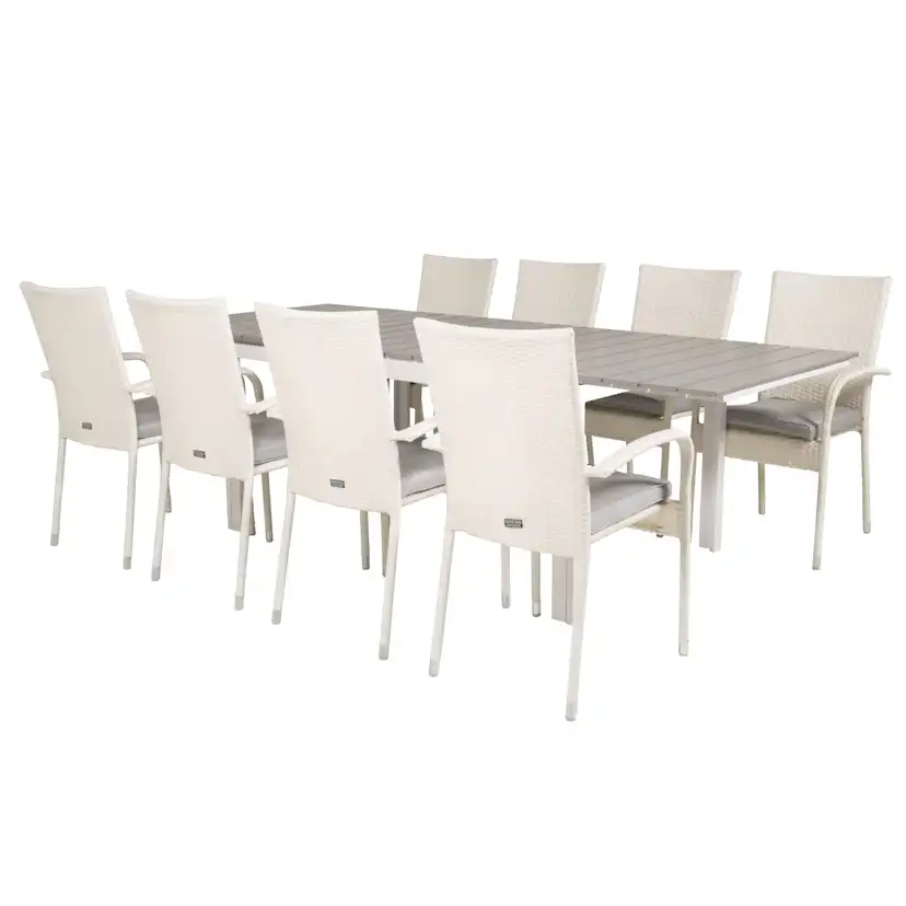 Matgrupp Venture Home Lova 160/240 med 8 Asta Stolar