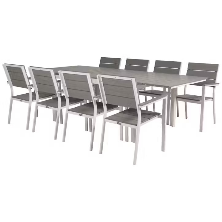 Matgrupp Venture Home Lova 160/240 med 8 Berfin Matstolar