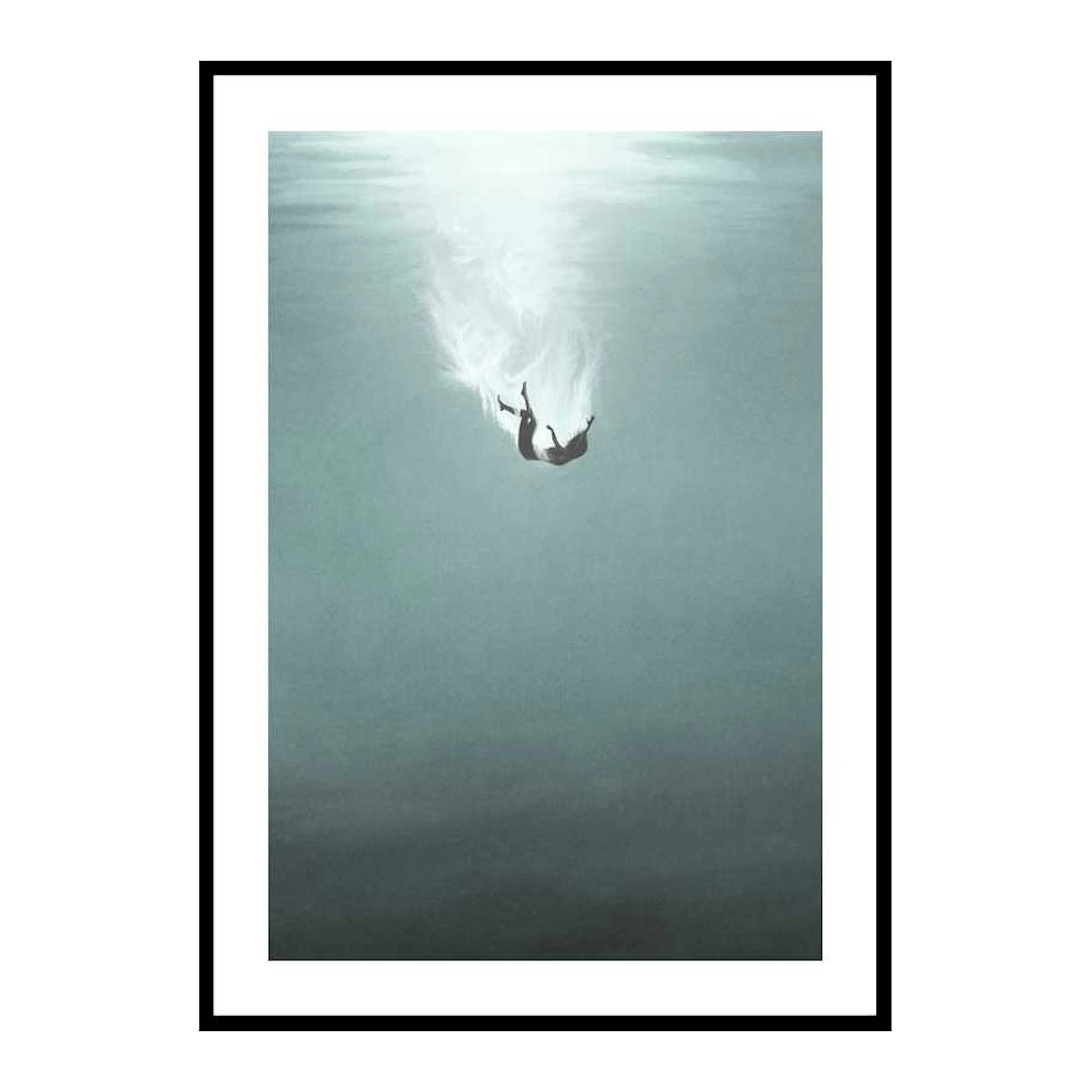 Poster Gallerix Falling Underwater