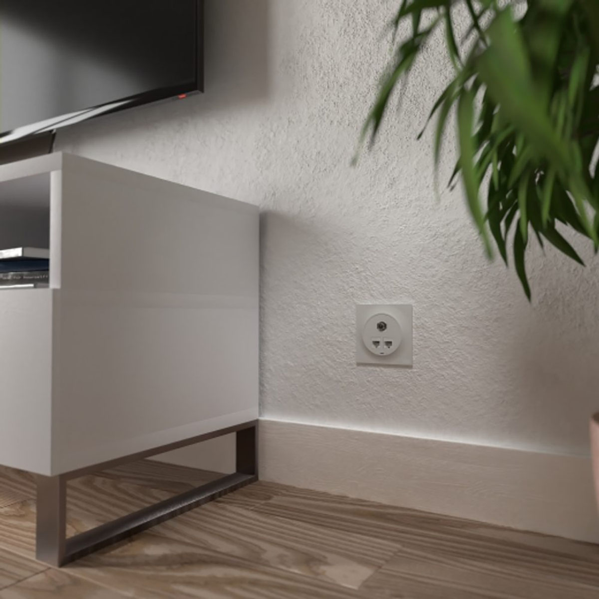 Vägguttag Elko One Modularuttag 2x8 K6 UTP