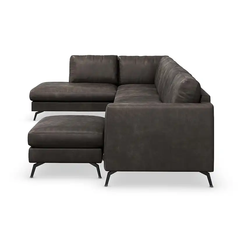 U-soffa Scandinavian Choice Ocean Lyx Läder