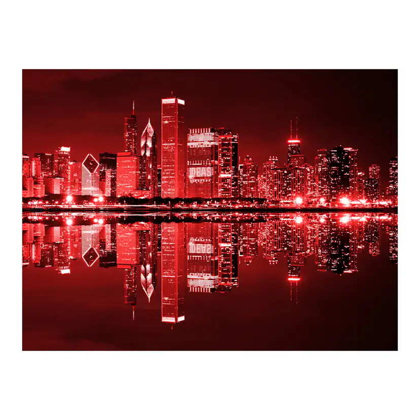 Fototapet Arkiio Vin Färgade Chicago