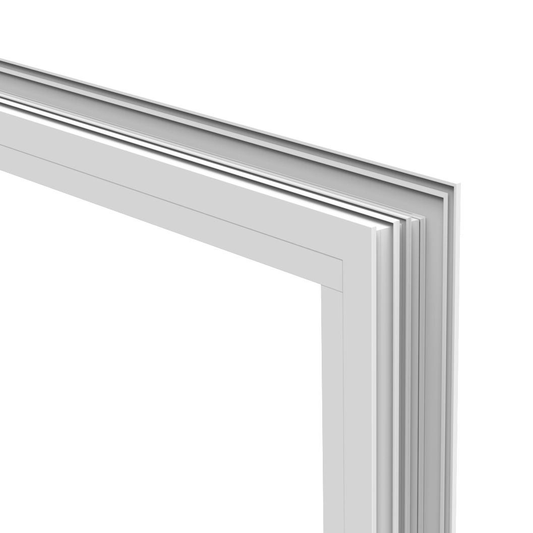 Fast Väggparti Landskap Robust Året runt 3-del