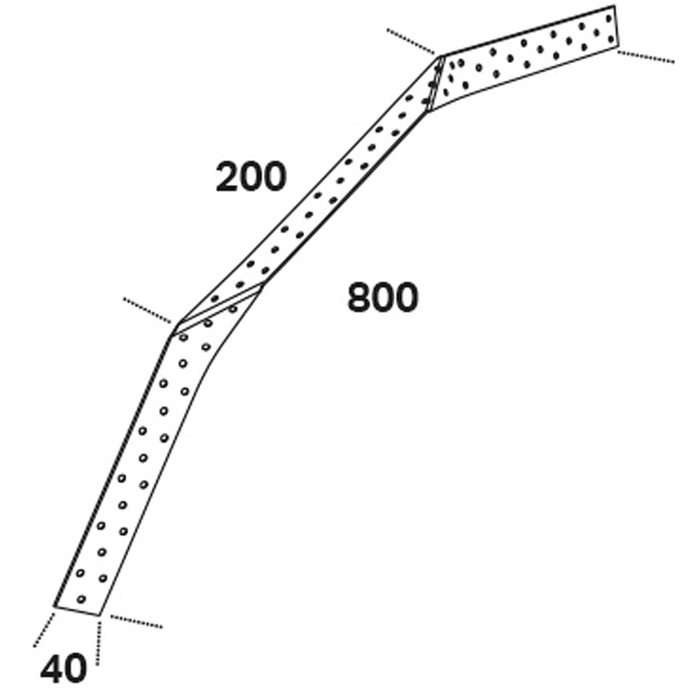 Bjälkstropp FAST JS 40x800x2,0 mm