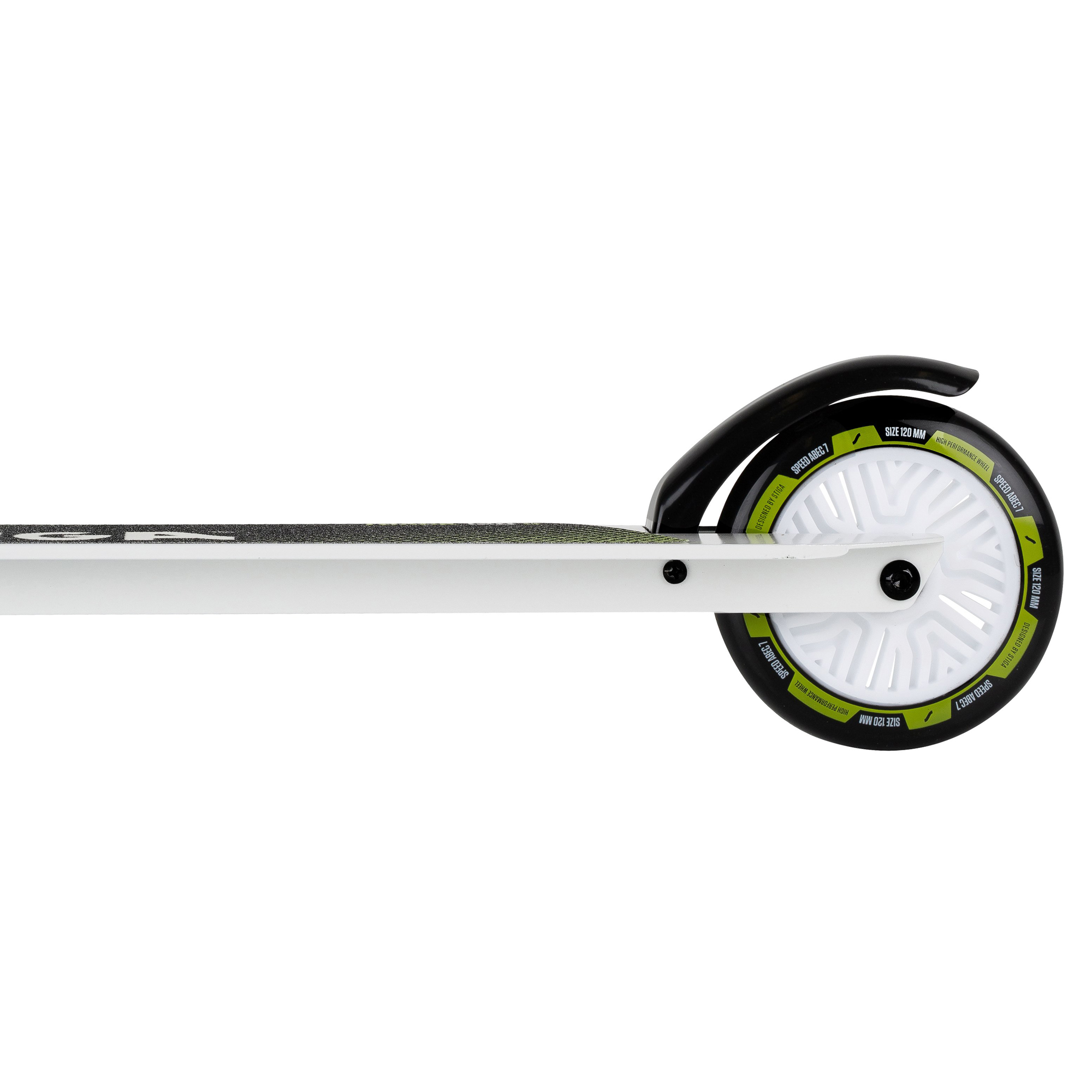 Sparkcykel STIGA Sports Kick Scooter Track 120-S White/Lime