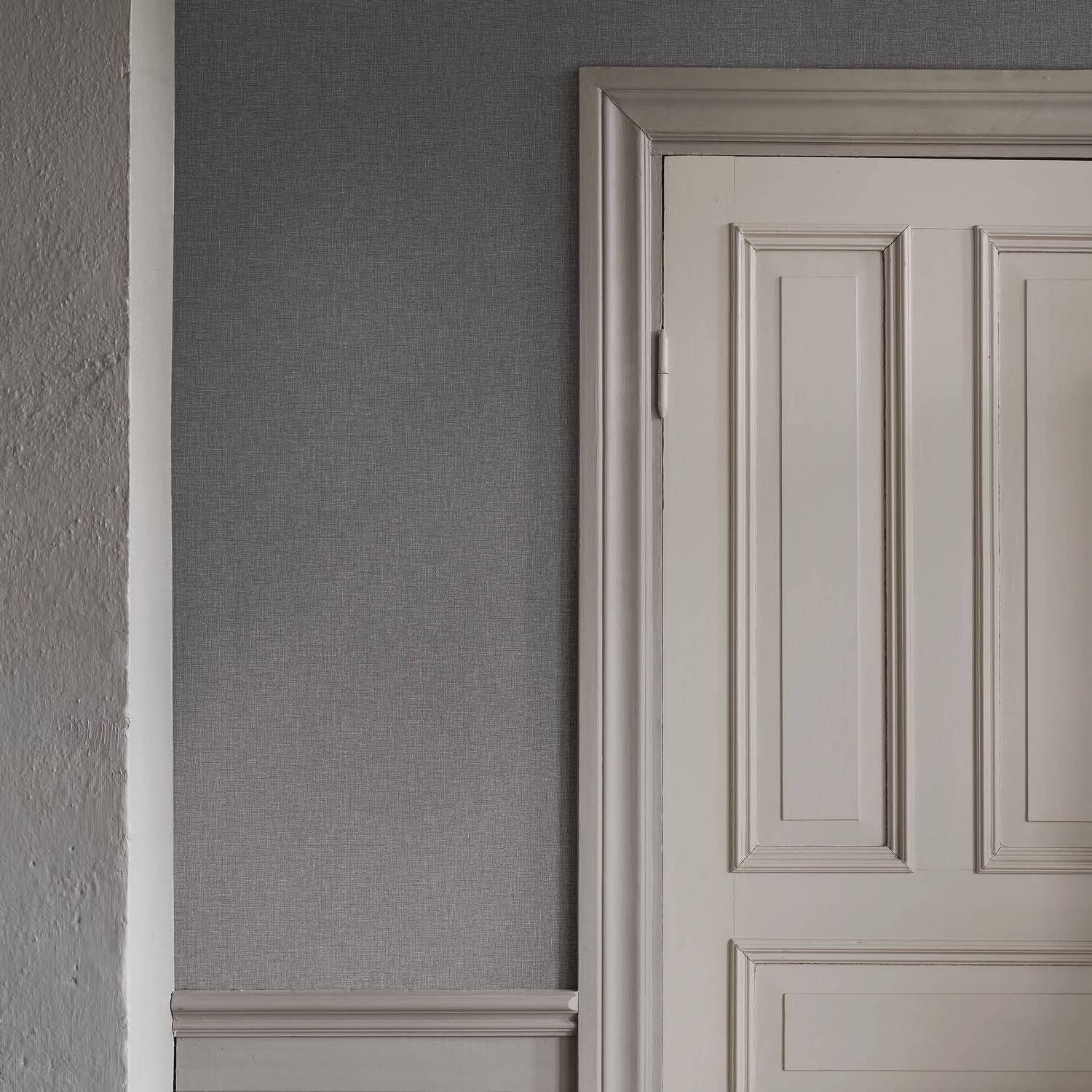 Tapet Boråstapeter Canvas Graphite 6119