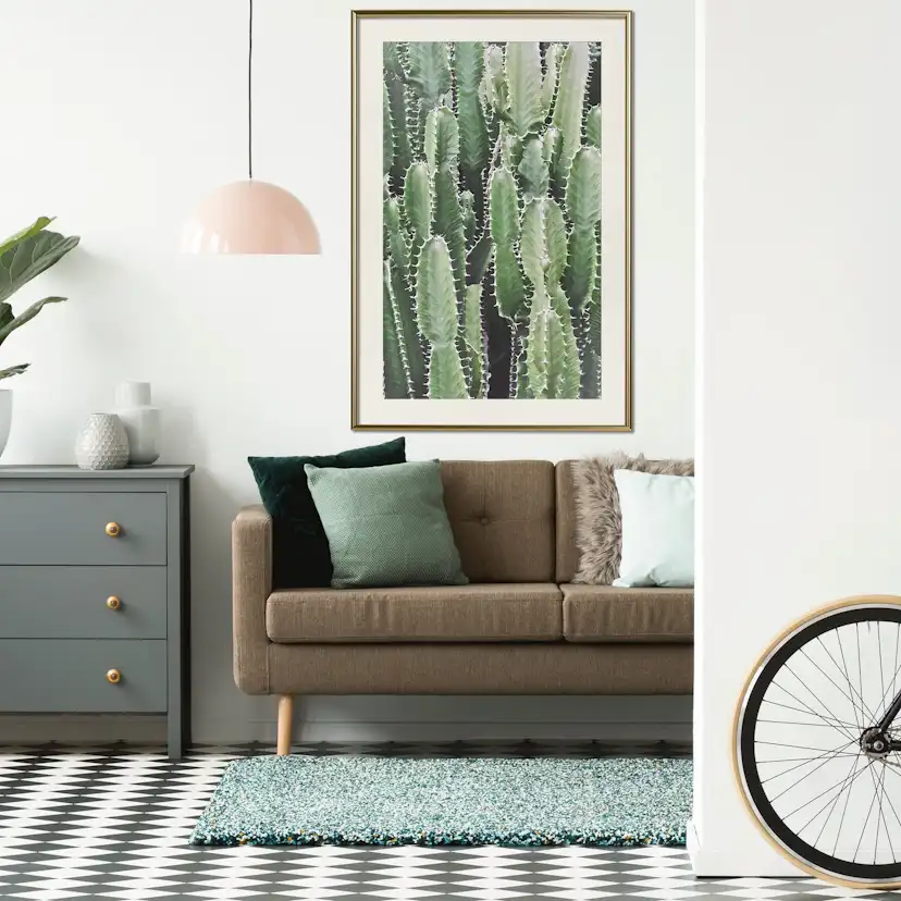 Poster Artgeist Affisch Cactus Garden