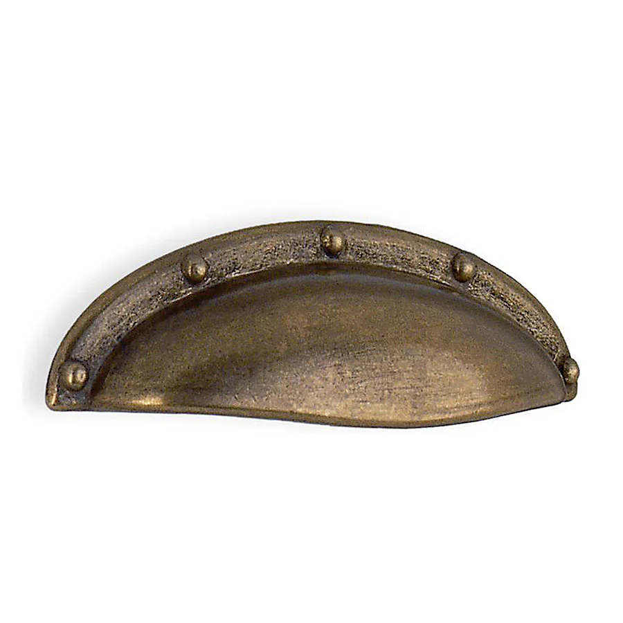 Lådhandtag Skålhandtag cc 64 mm Antik Mässing Antik Mässing
