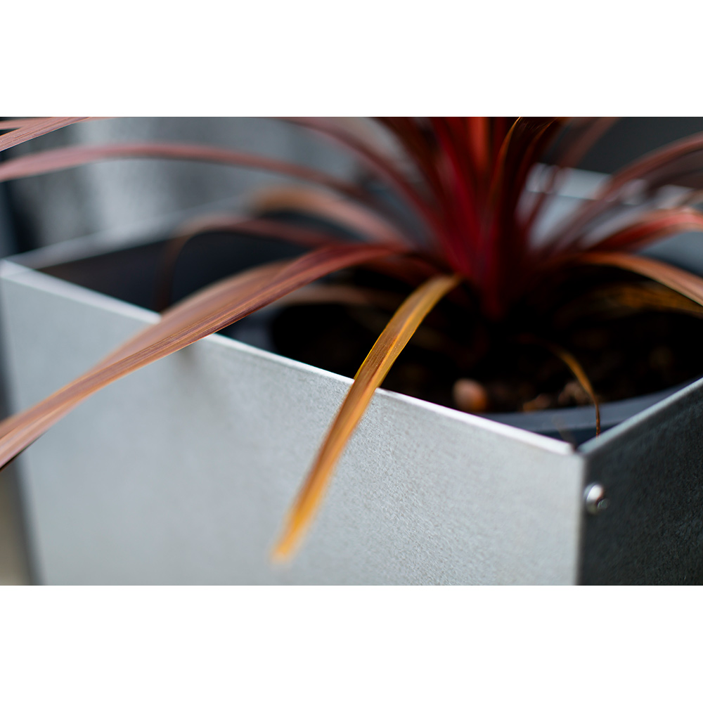 Kruka Skotte Garden Zinkplåt 25X25X30 cm